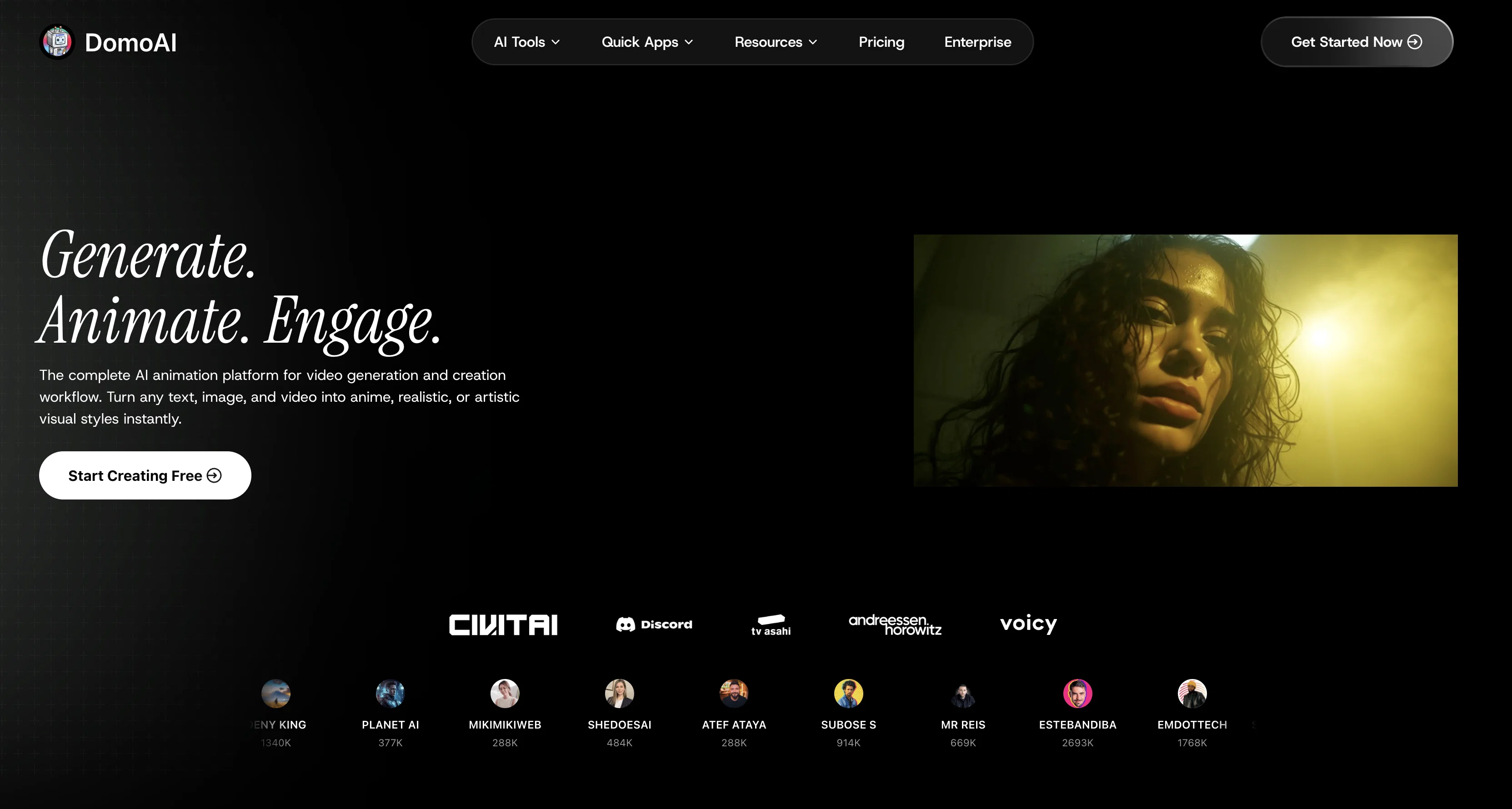 DomoAI screenshot