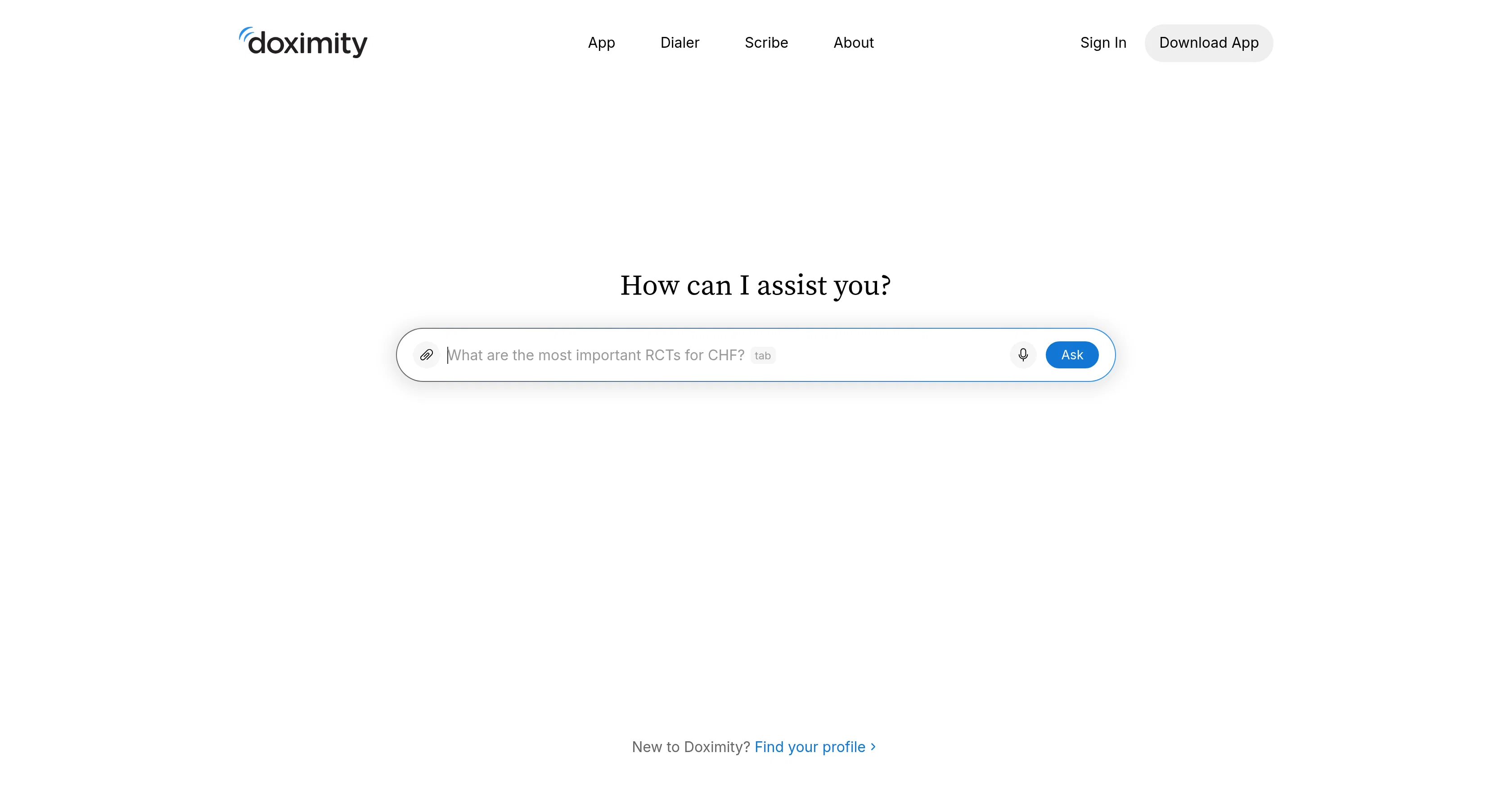 Doximity screenshot