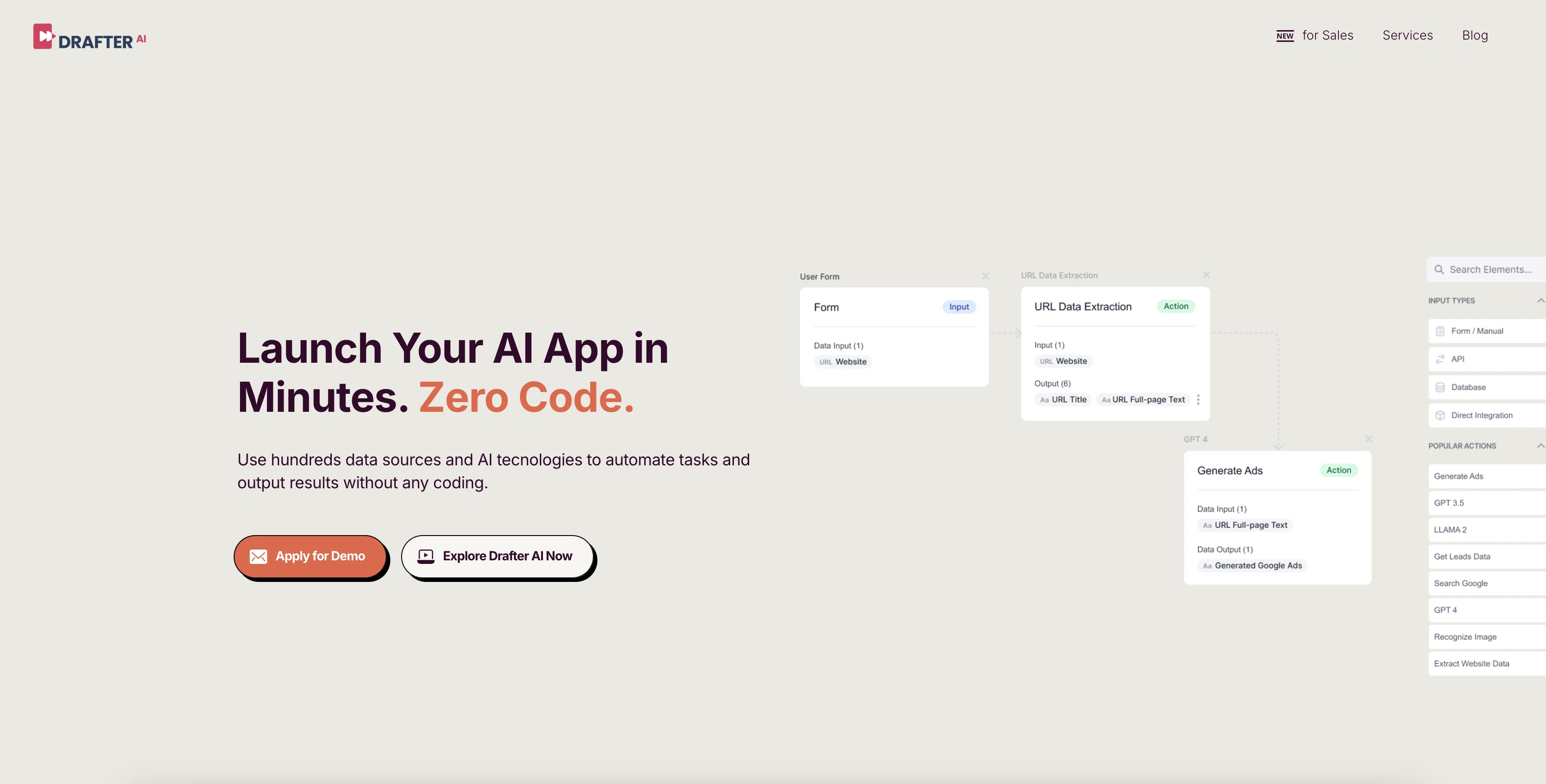 Drafter AI screenshot