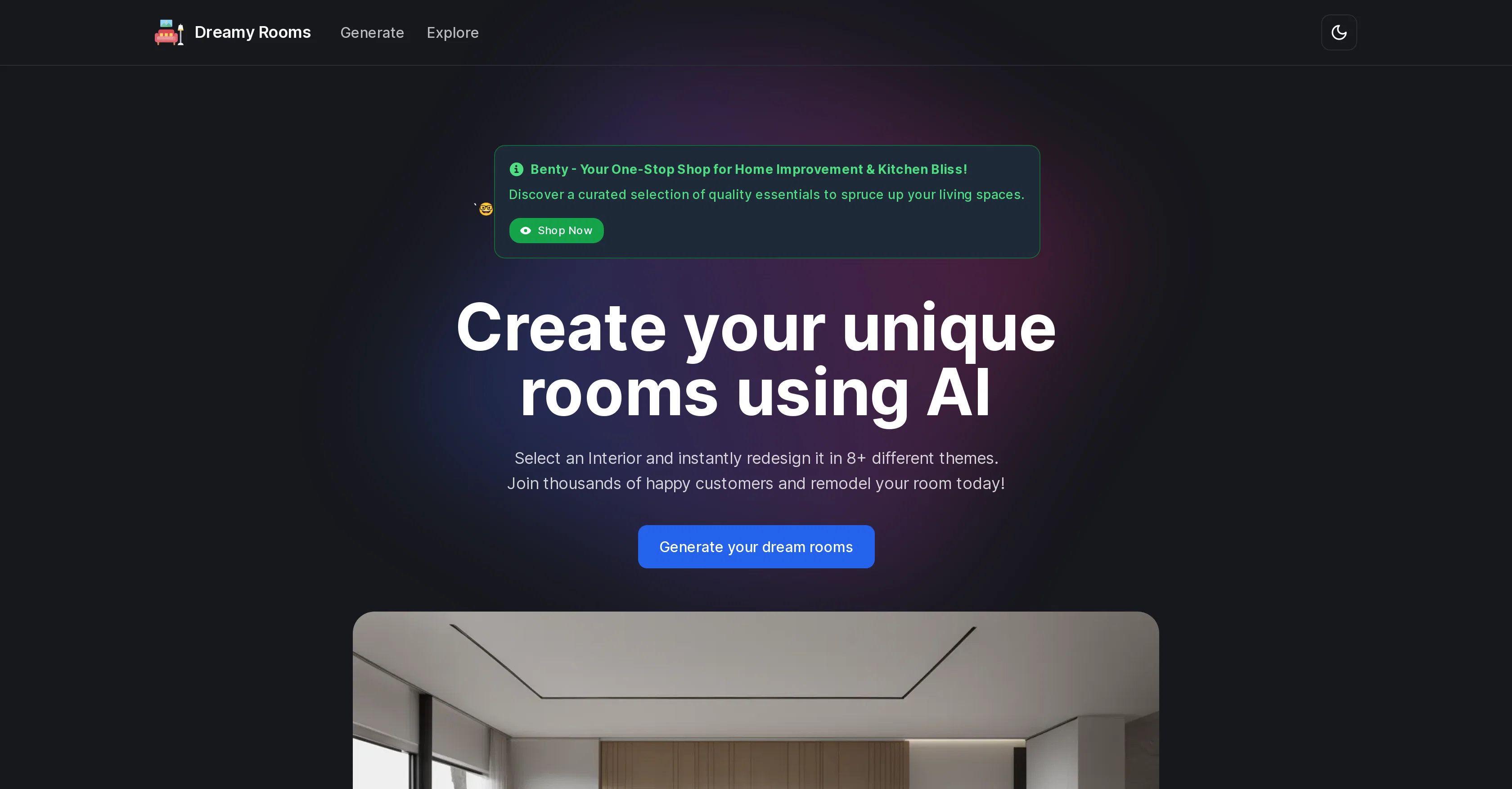 DreamyRooms screenshot