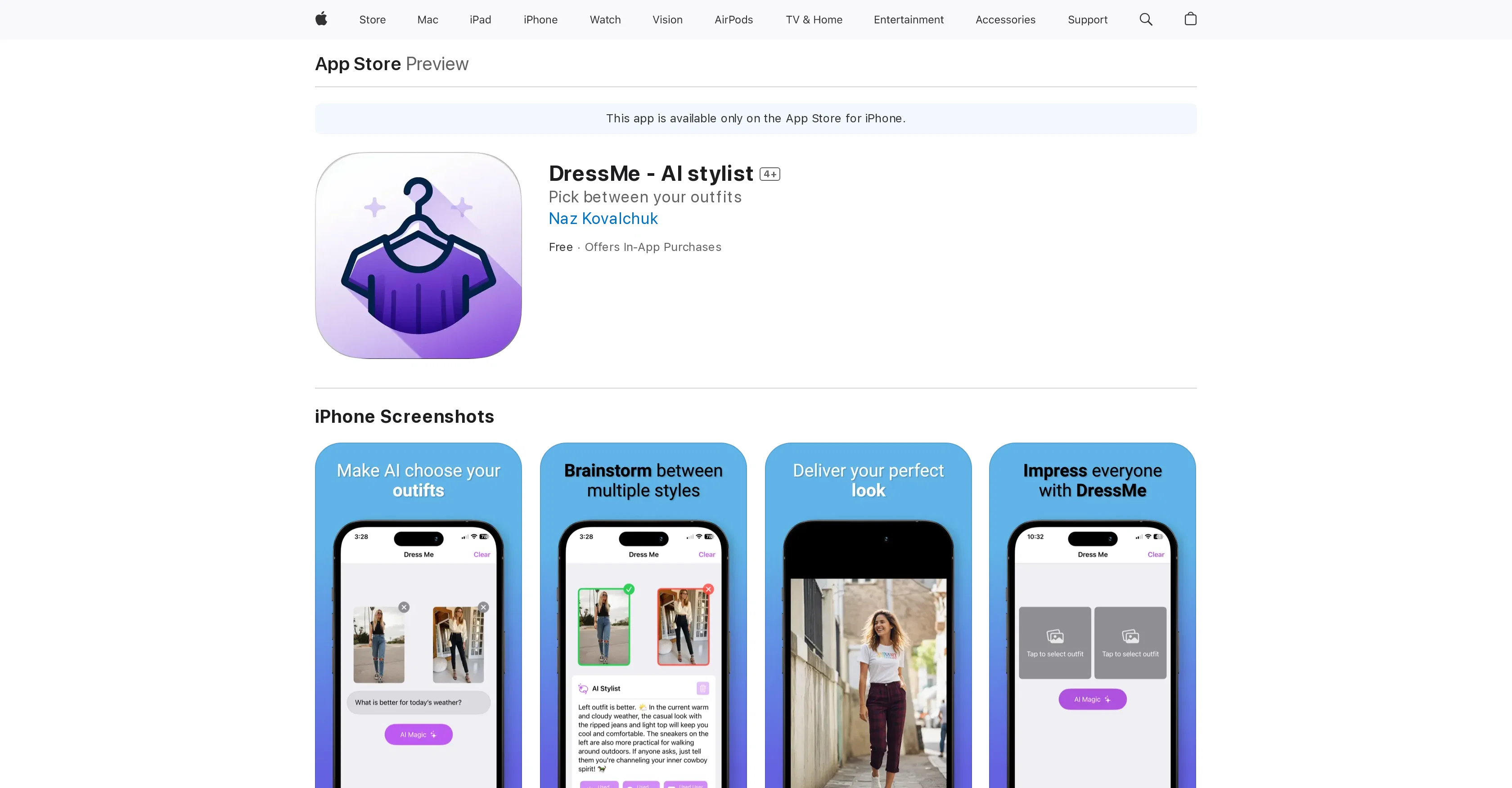 DressMe - AI stylist screenshot