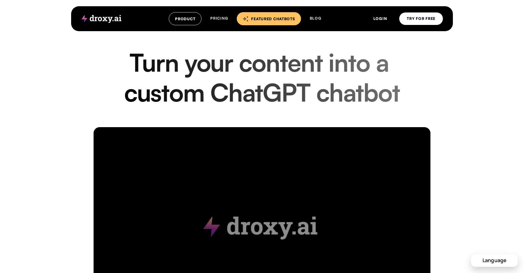 Droxy screenshot
