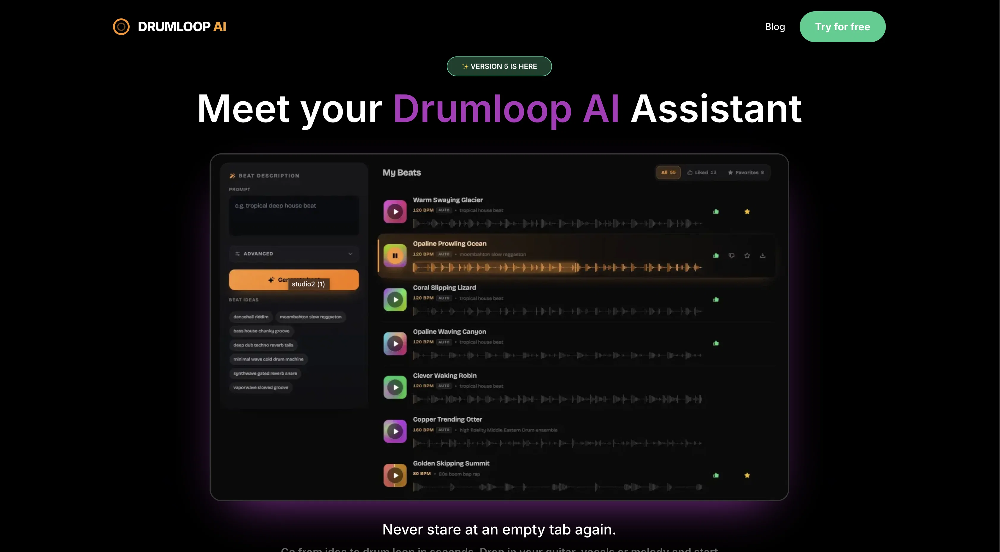 Drumloop screenshot