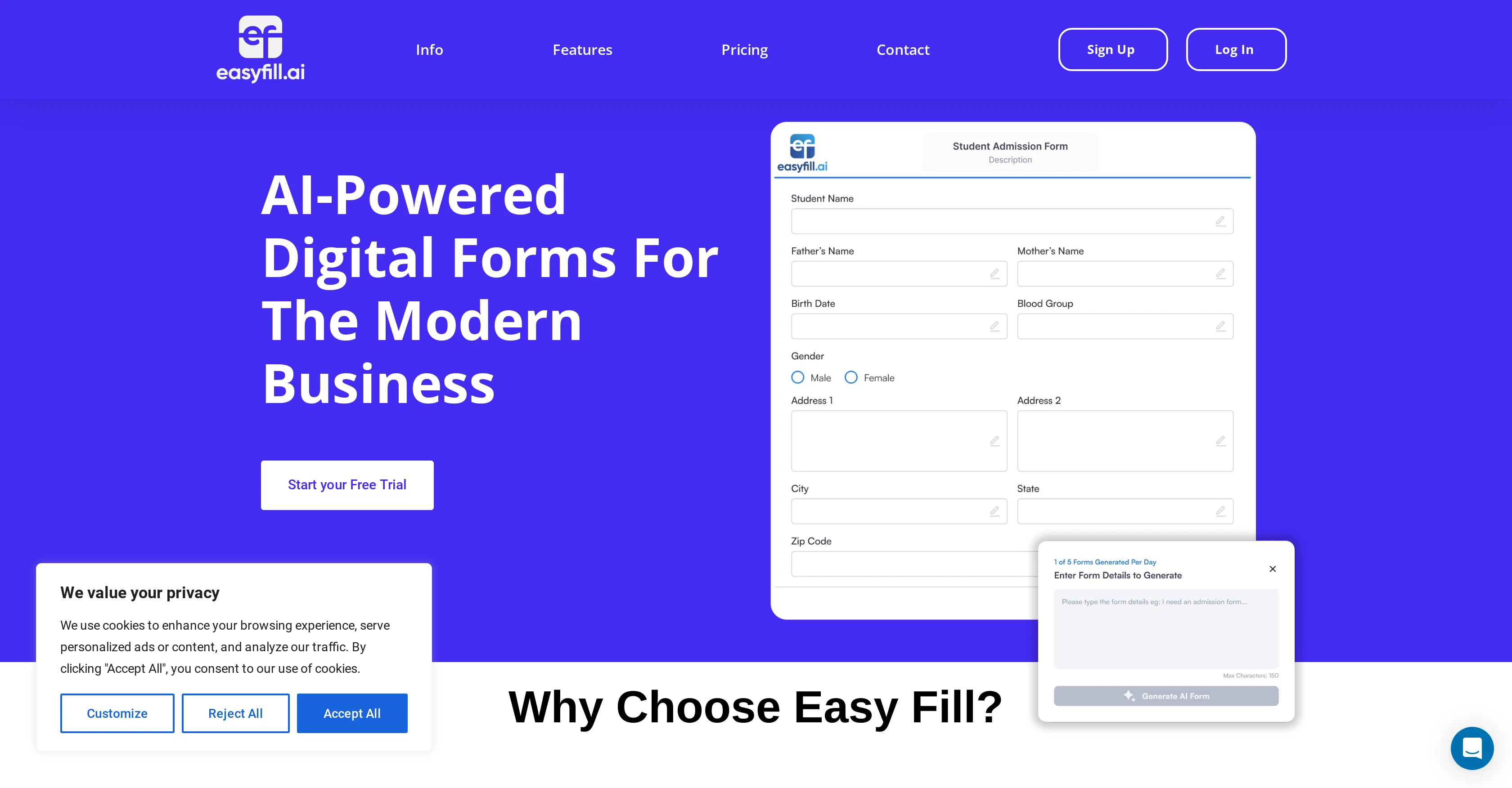 EasyFill.ai screenshot