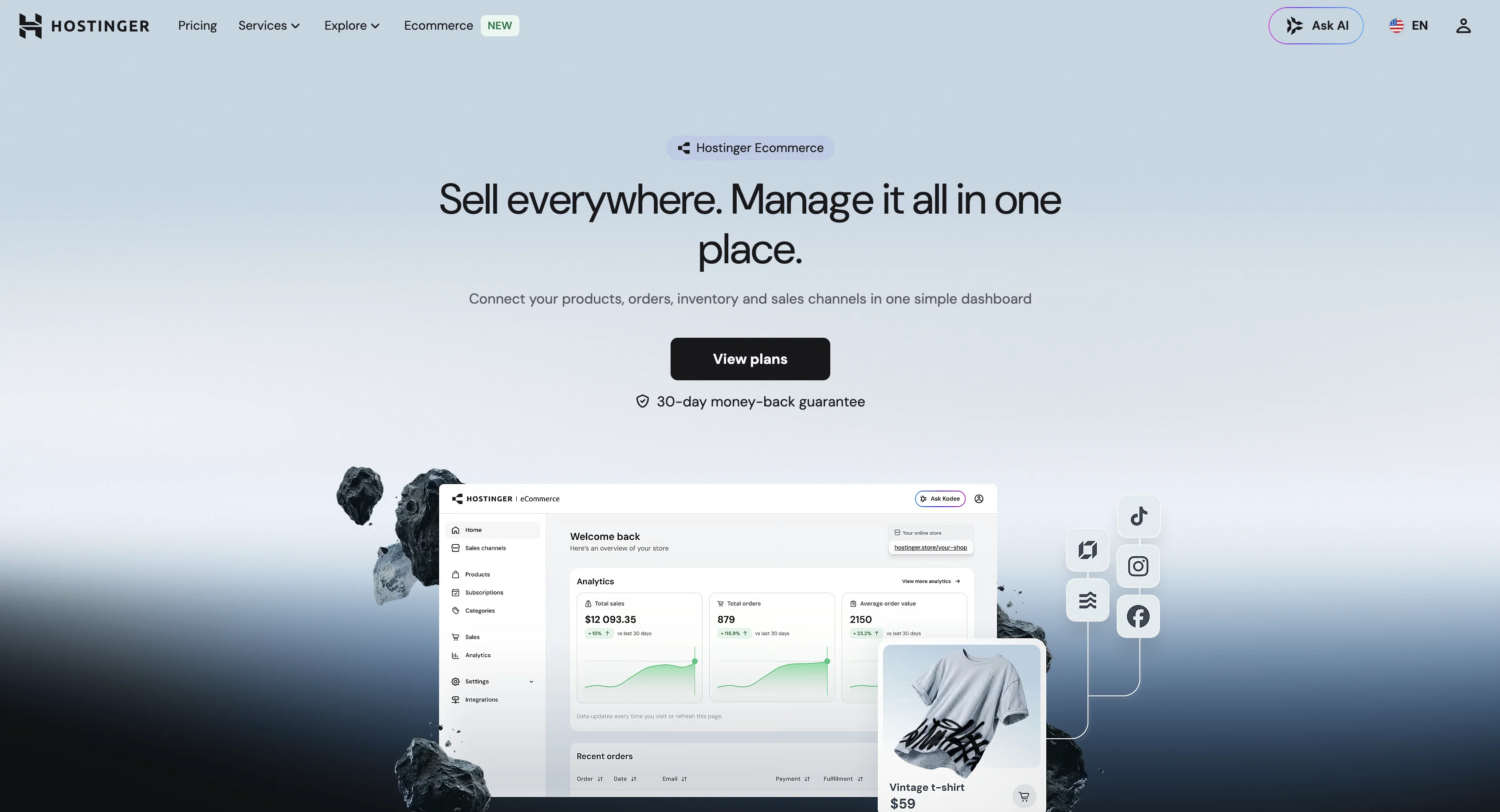 Ecommerce | Hostingerv2.1.1 screenshot