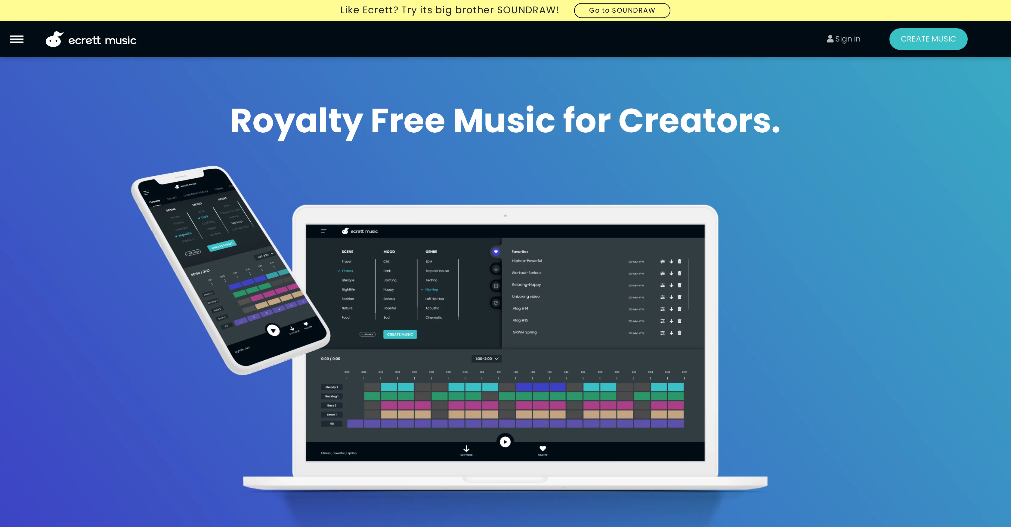 Ecrett Music screenshot