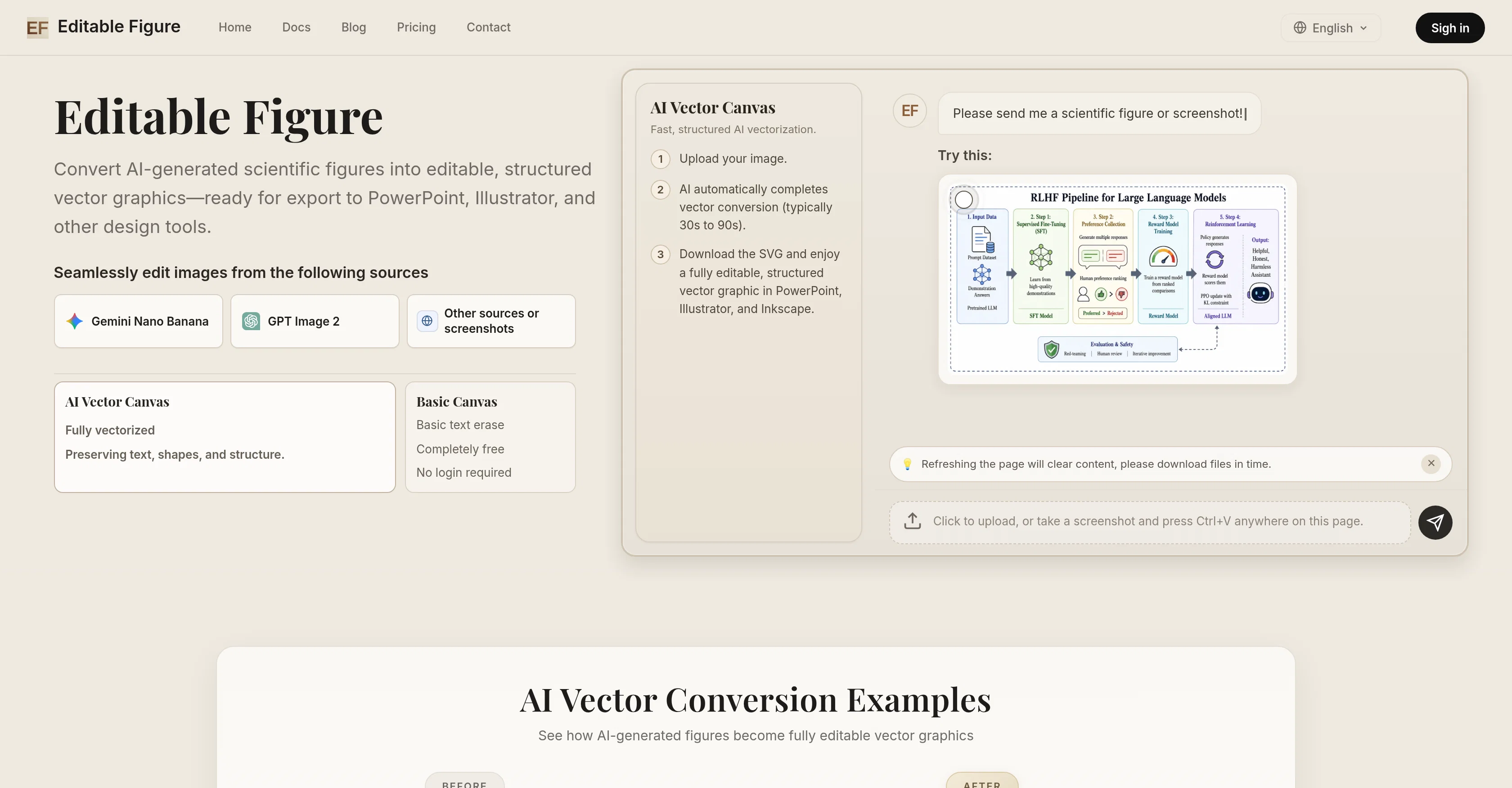 Editable Figure screenshot