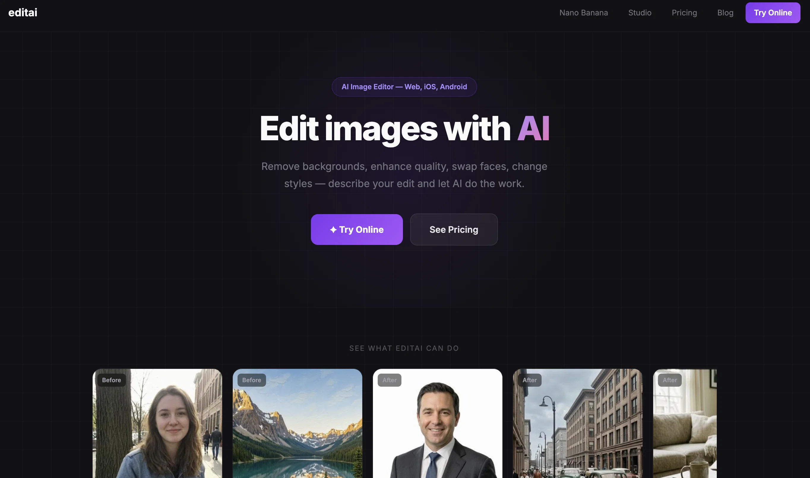 EditAI - AI Photo Editor screenshot