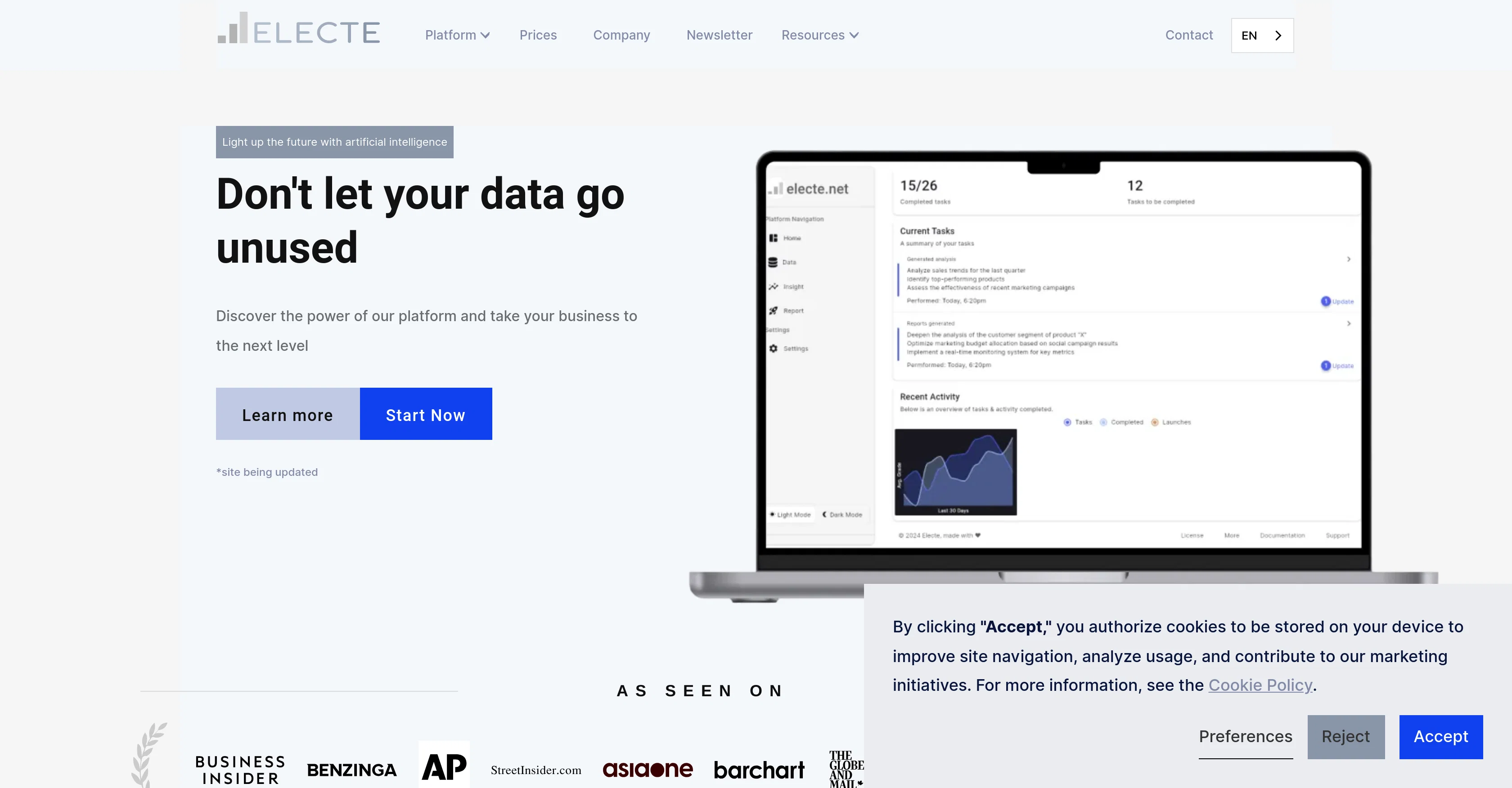 Electe screenshot