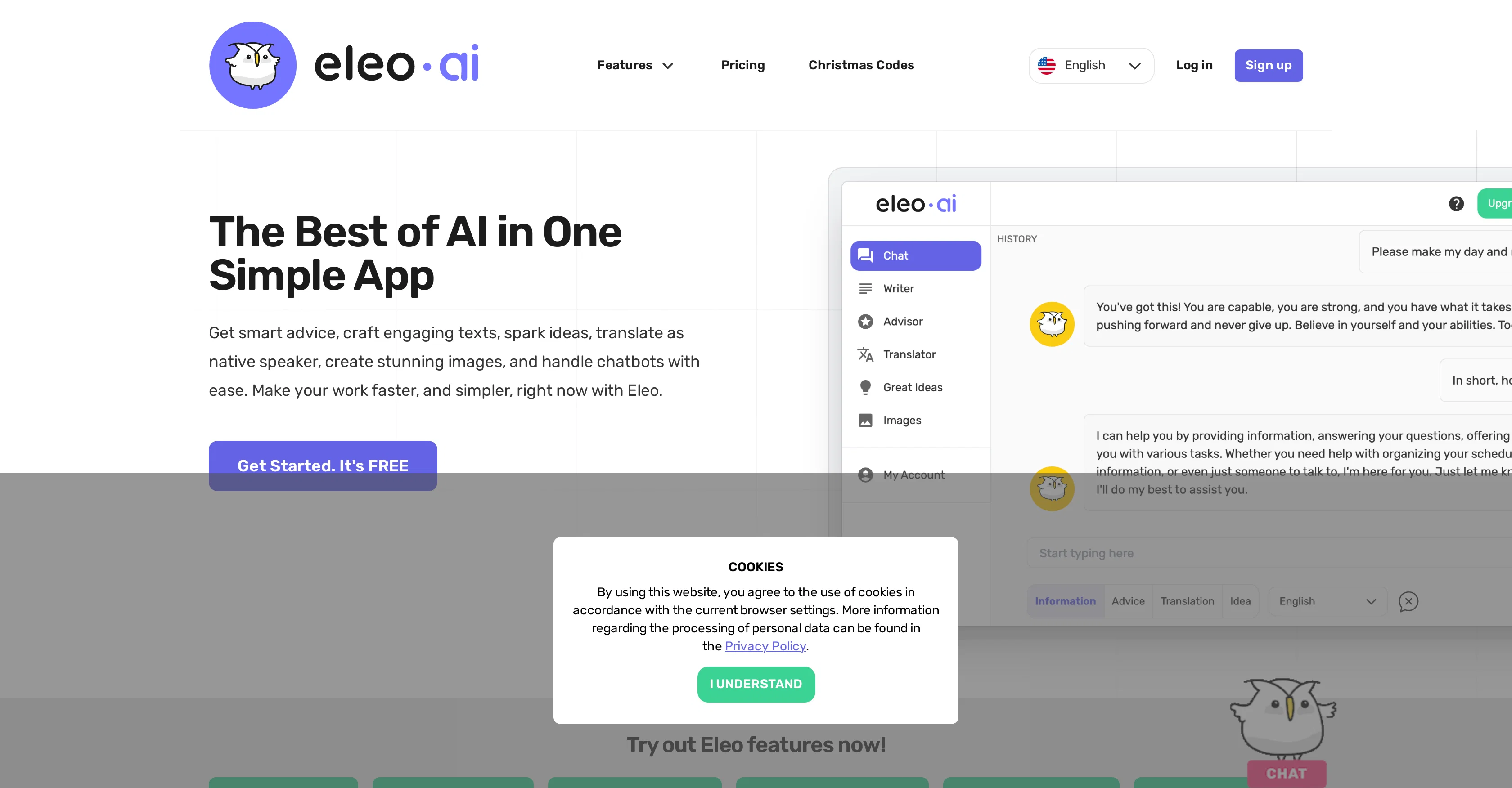 Eleo screenshot