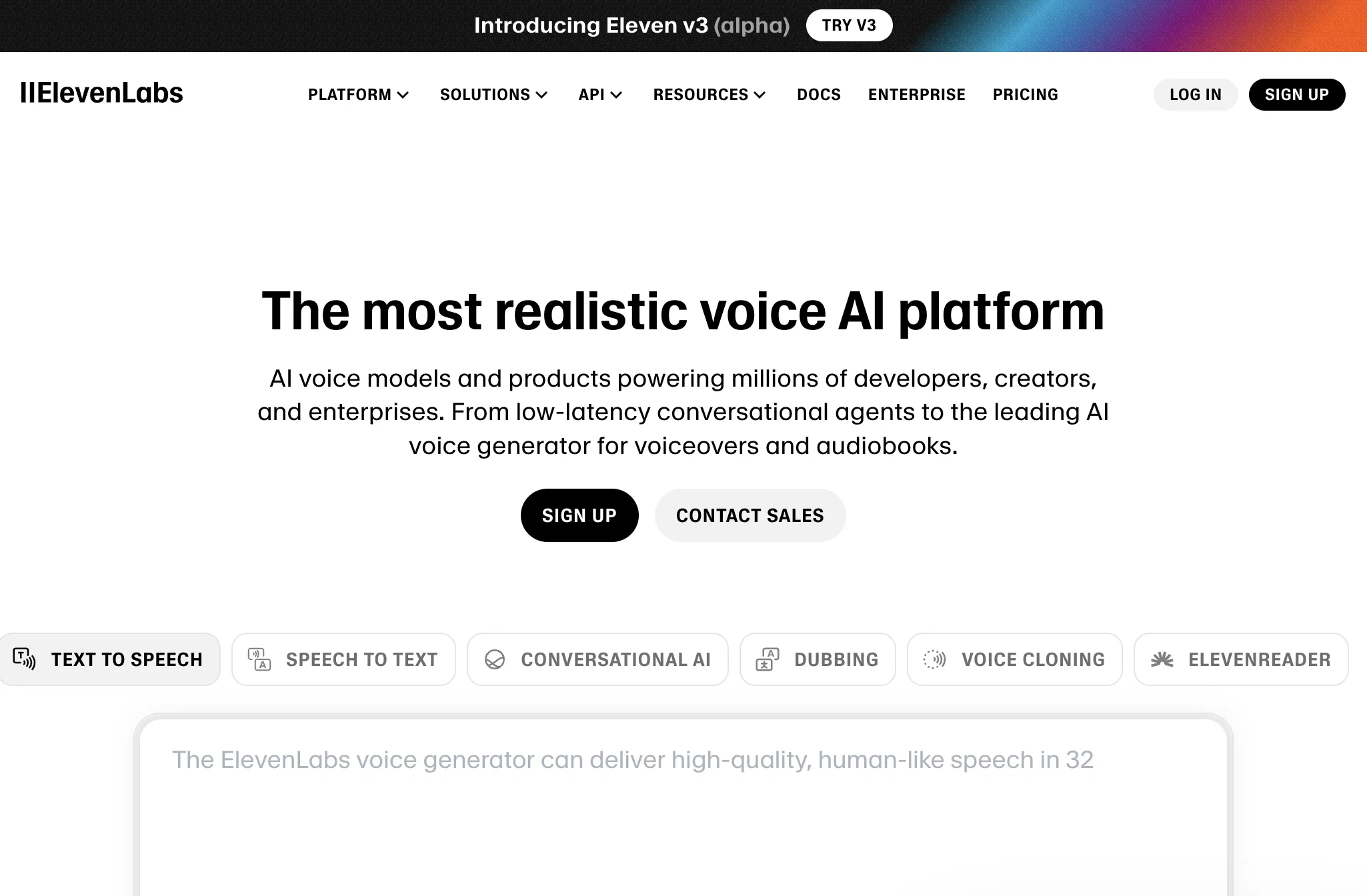 ElevenLabsv3 screenshot