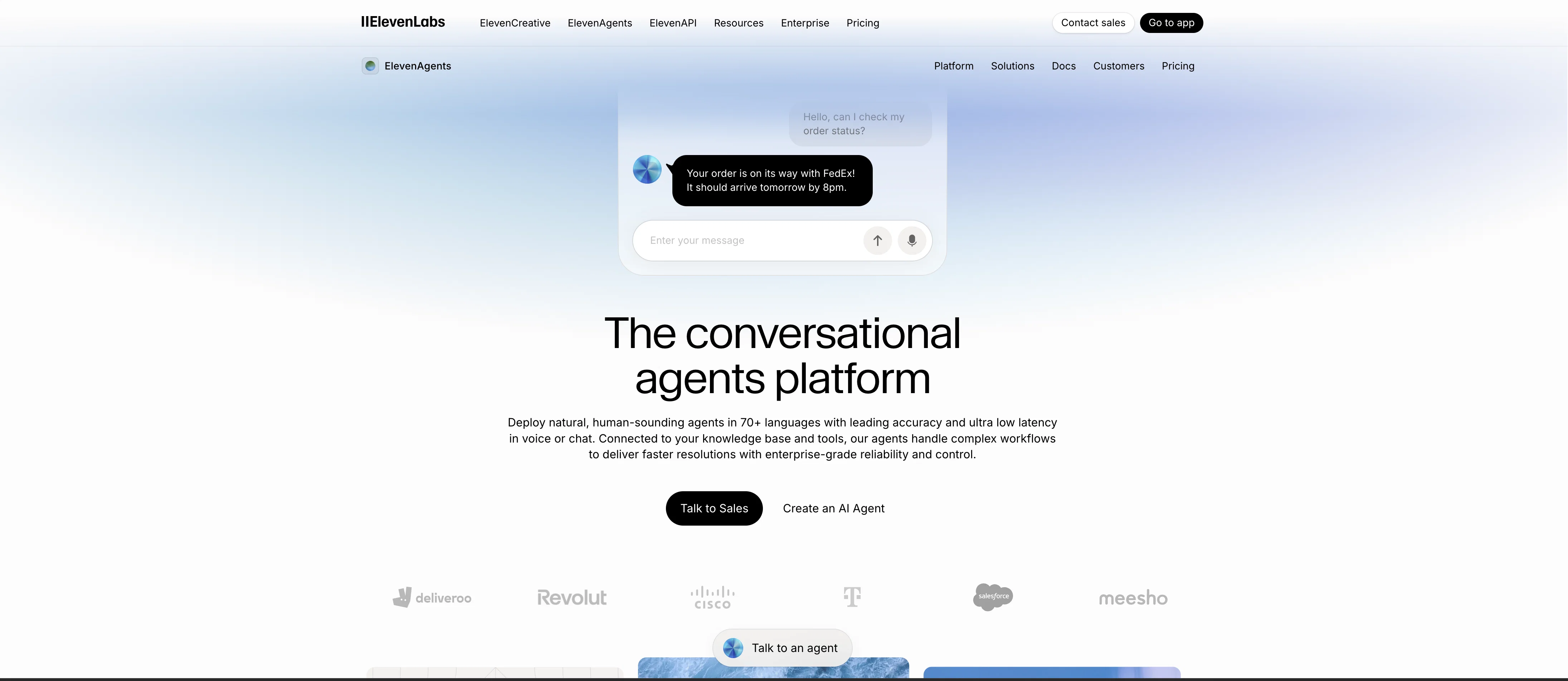 ElevenAgents screenshot