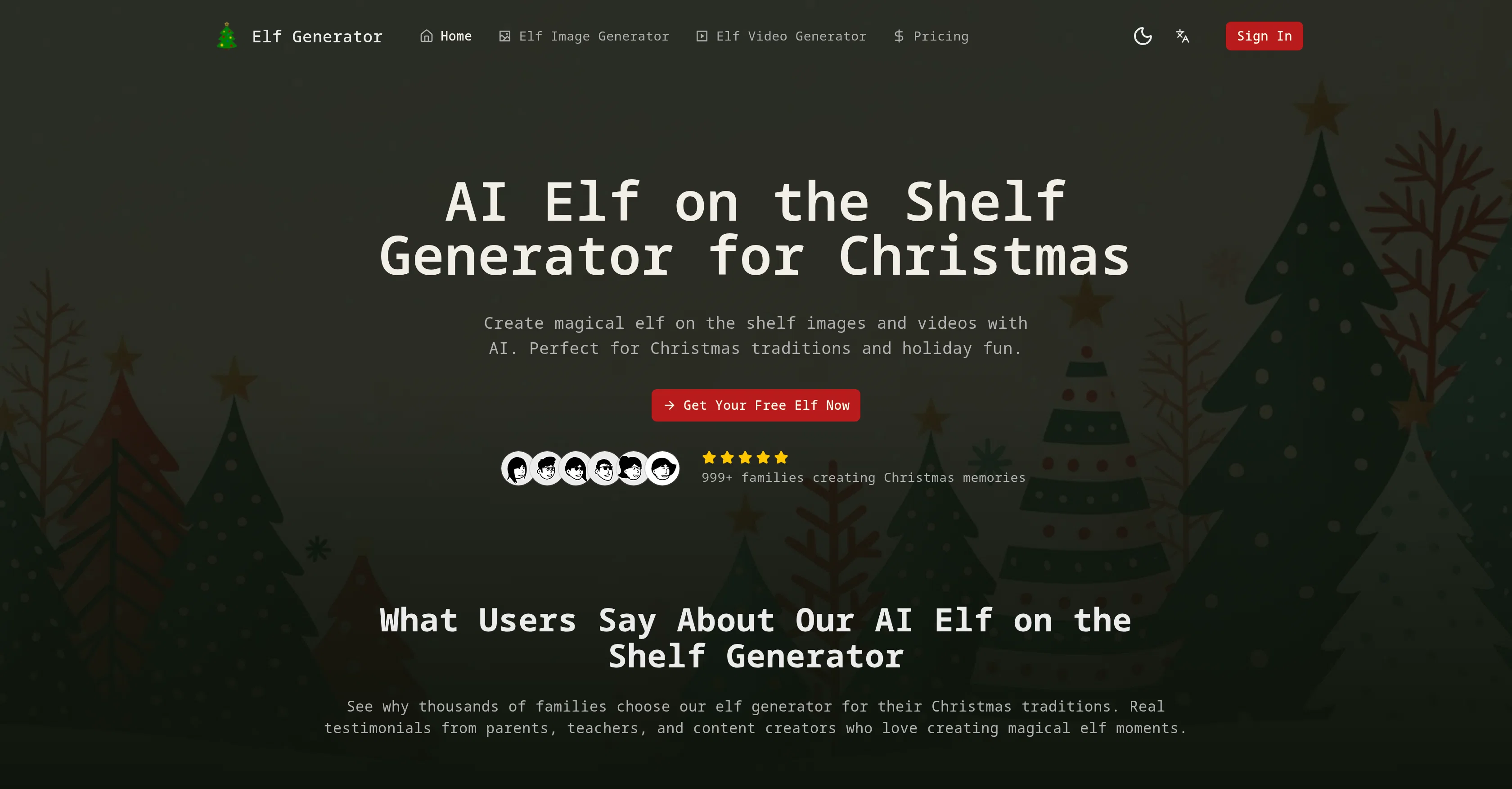 Elf on the Shelf Generator screenshot