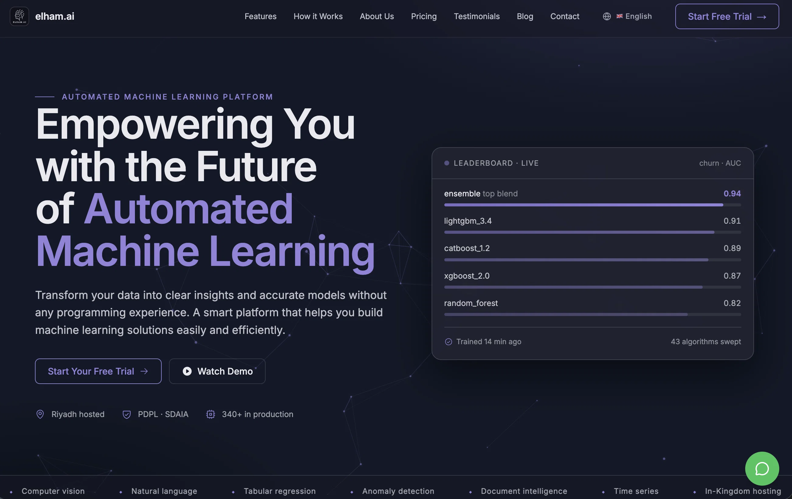 Elham.ai screenshot
