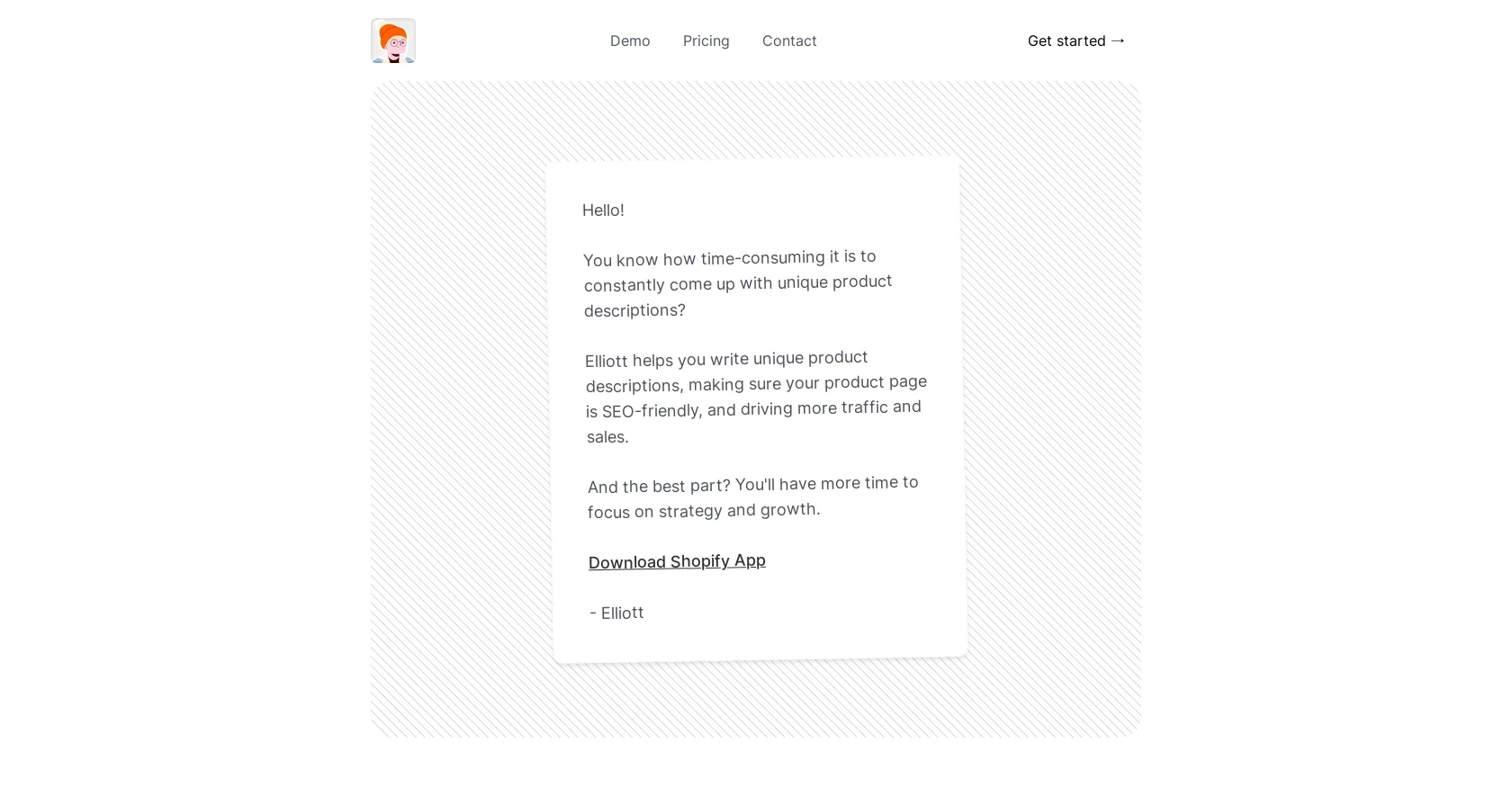 Elliott screenshot