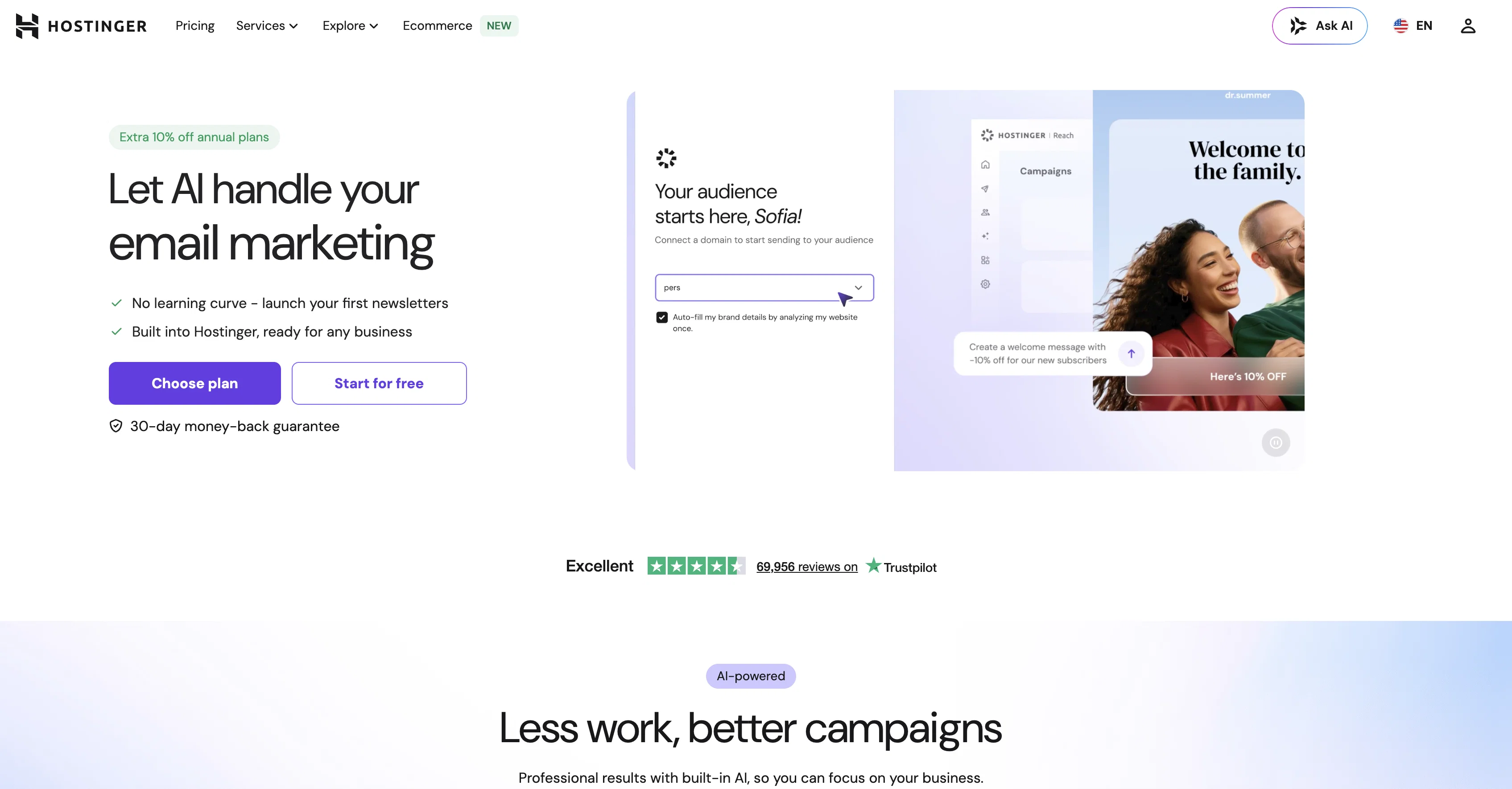 Email Marketing | Hostingerv2.1.1 screenshot