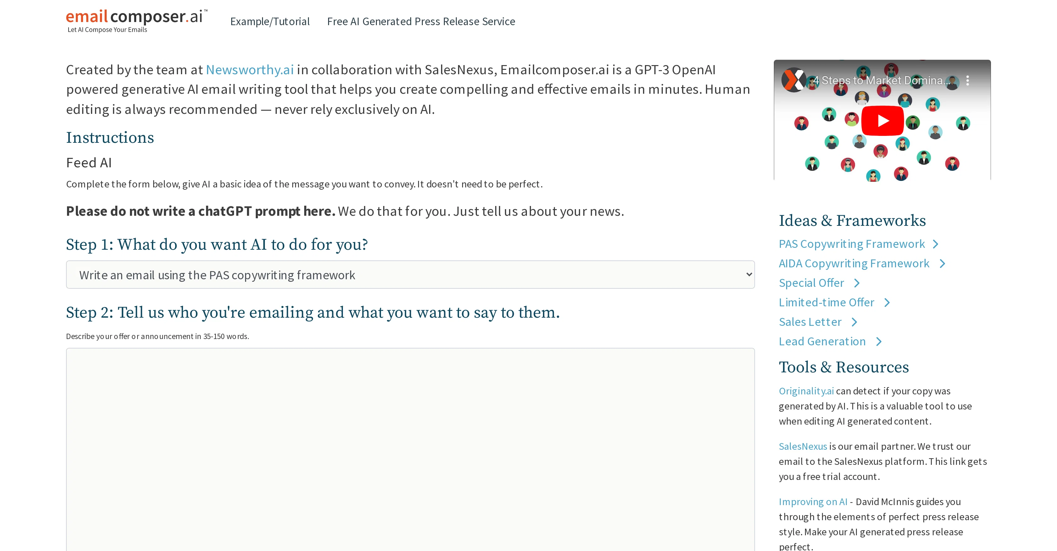 EmailComposer screenshot