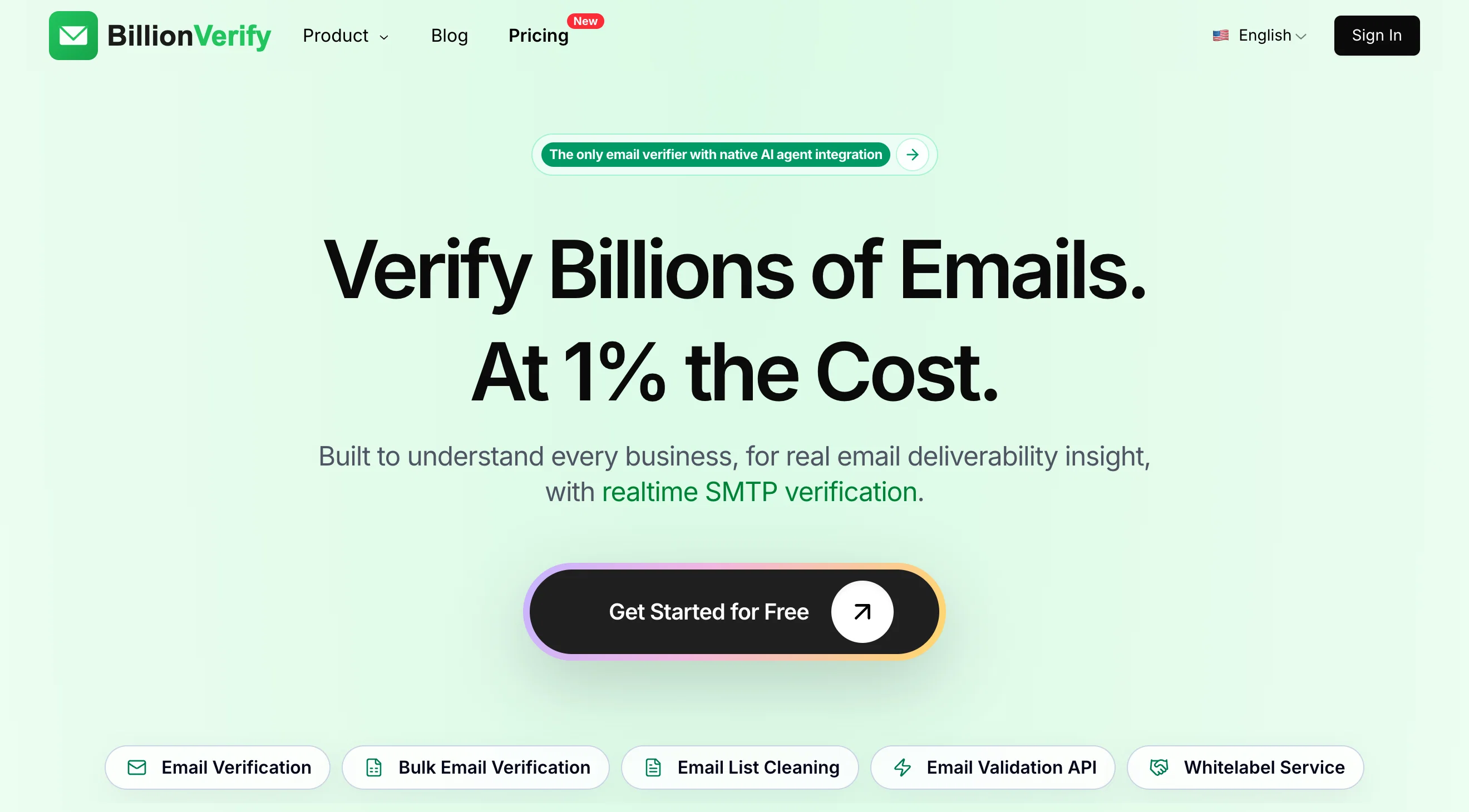BillionVerify screenshot