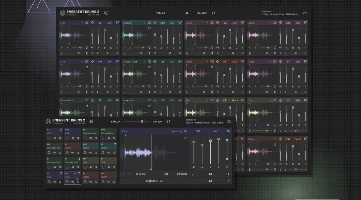 Emergent Drums screenshot