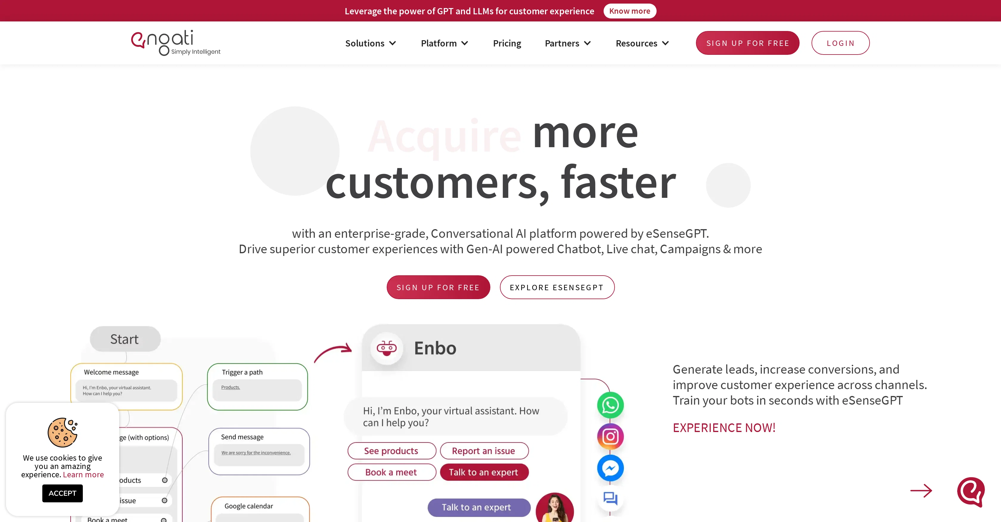 Engati screenshot