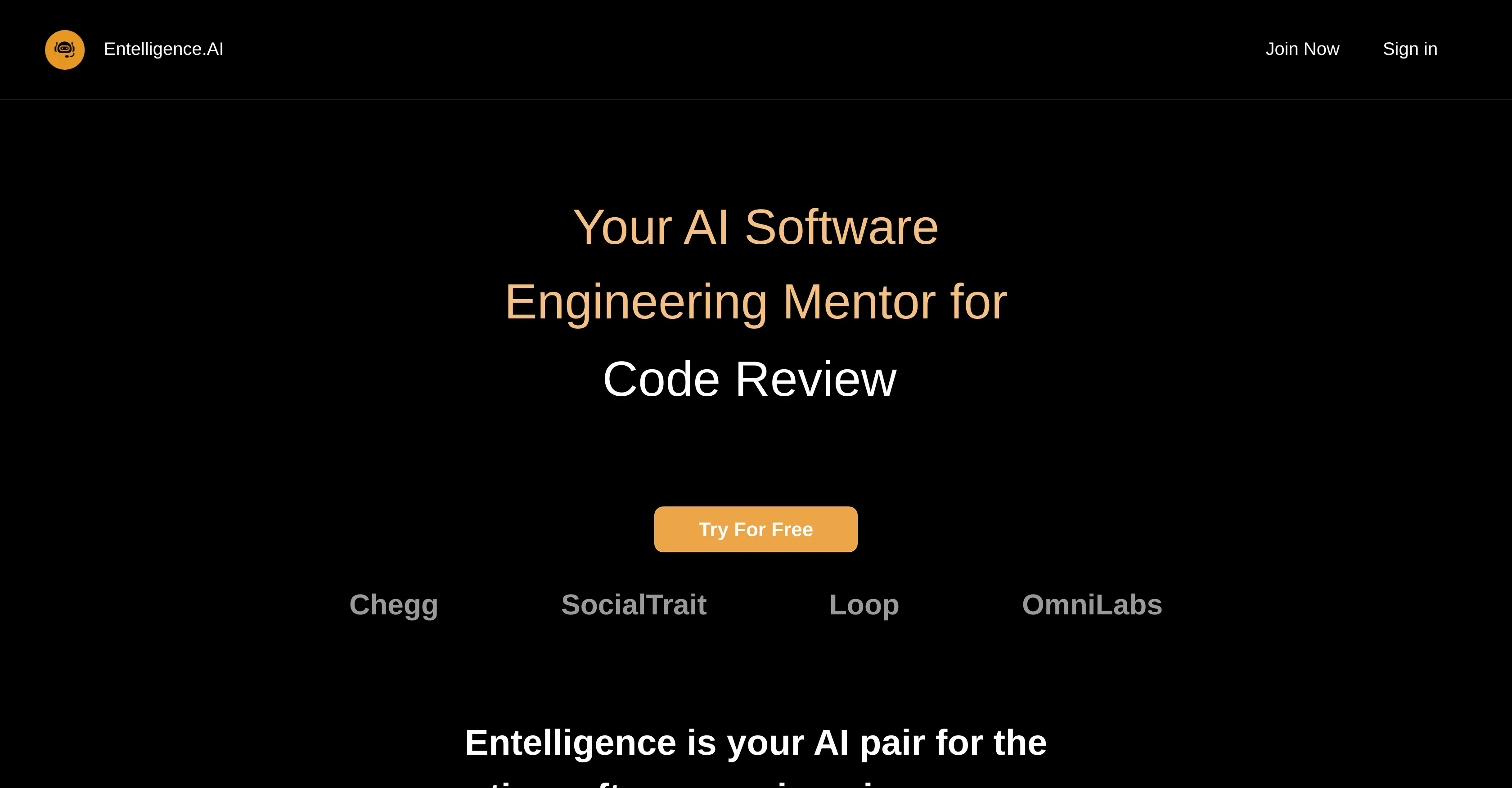 Entelligence screenshot