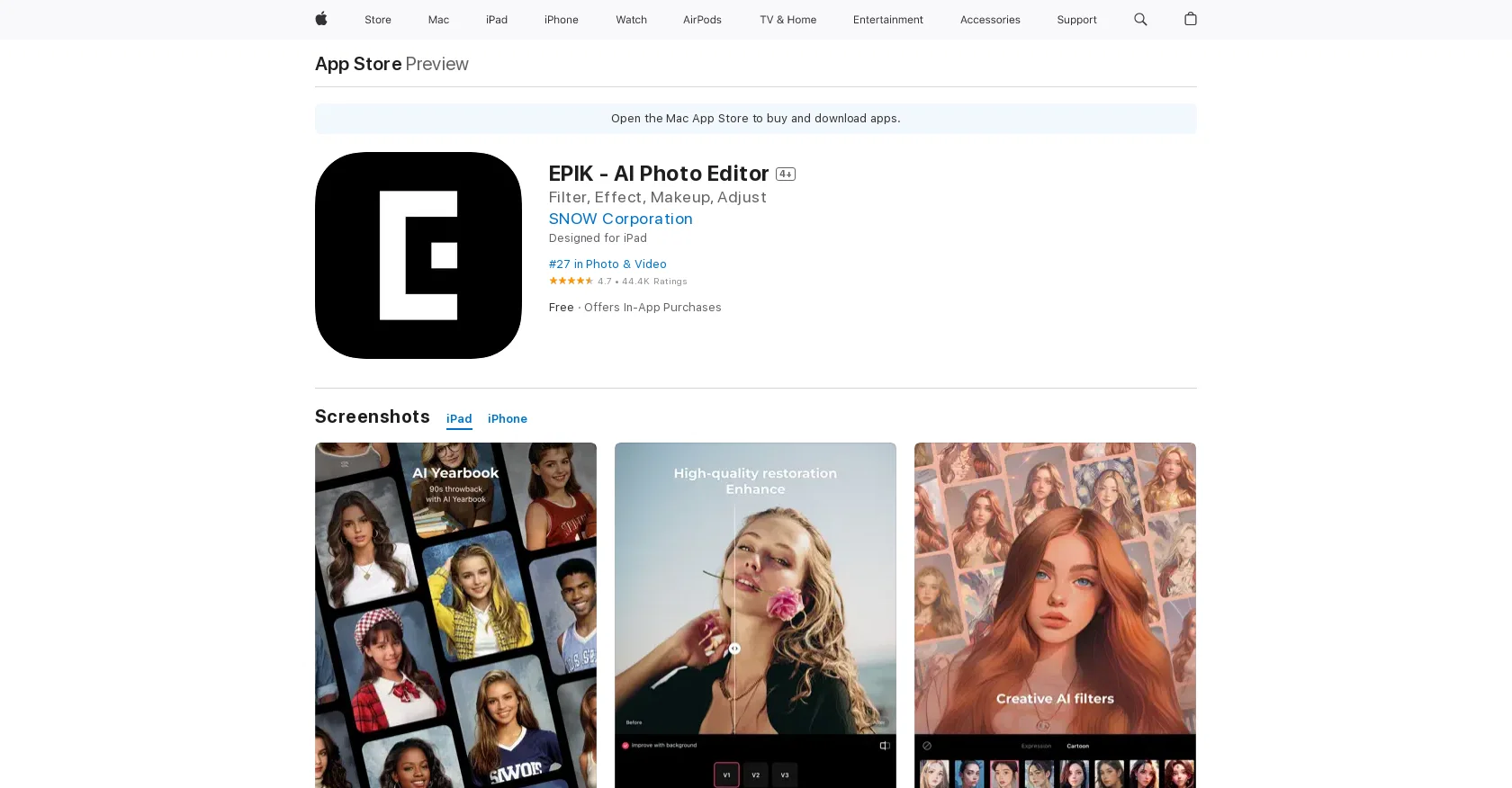 Epik screenshot
