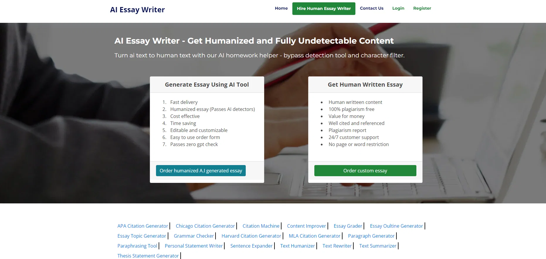 Essay Writer App screenshot