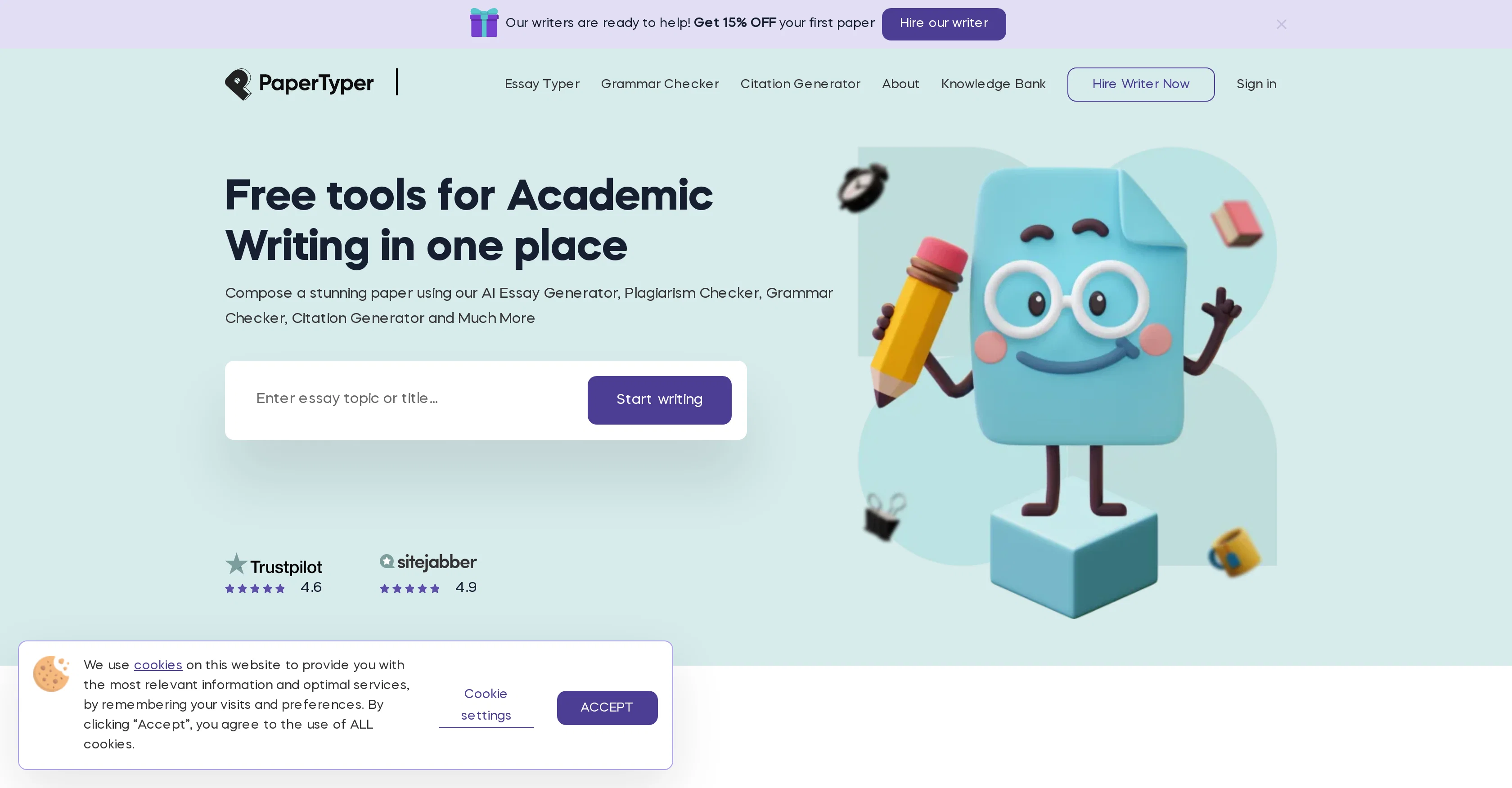 Essay Writer by Papertyper screenshot