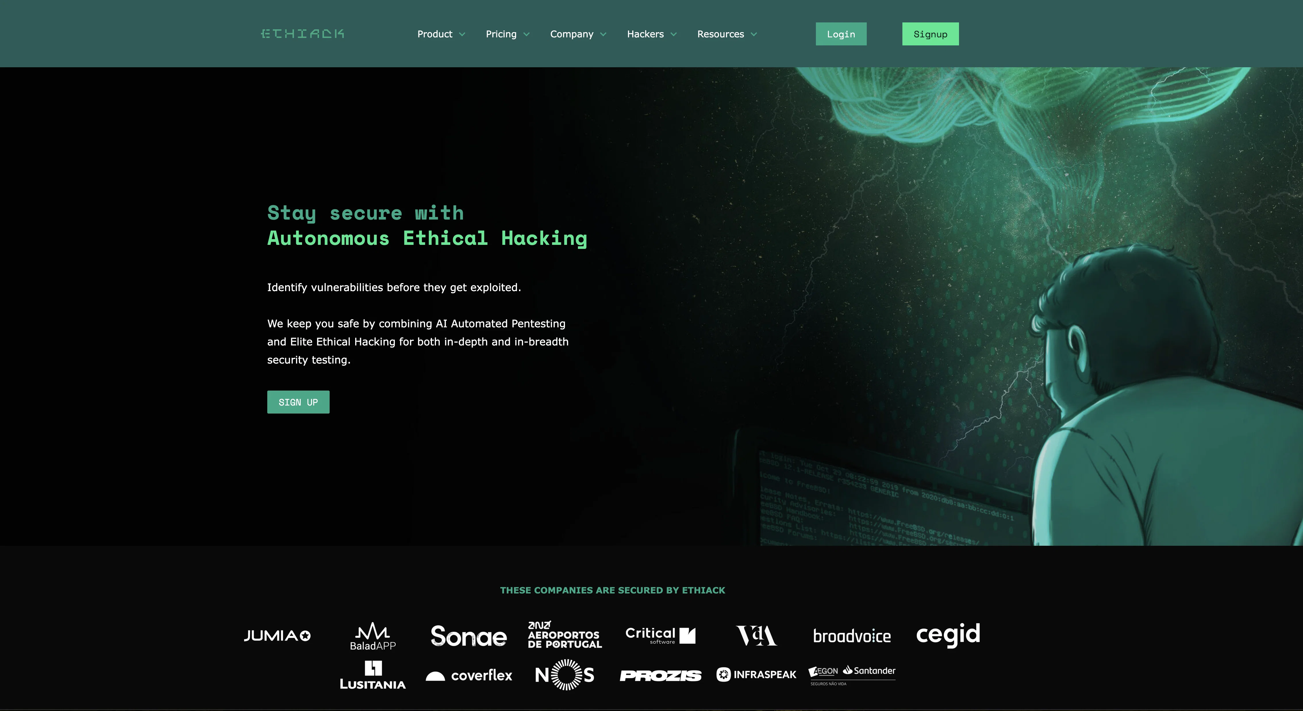 Ethiack screenshot
