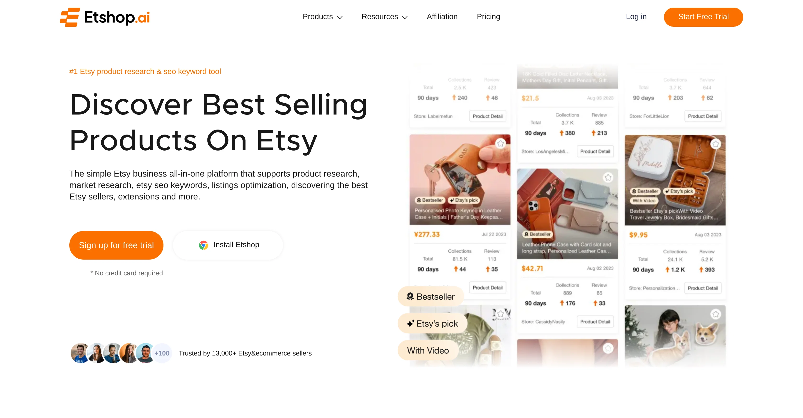 Etshop screenshot