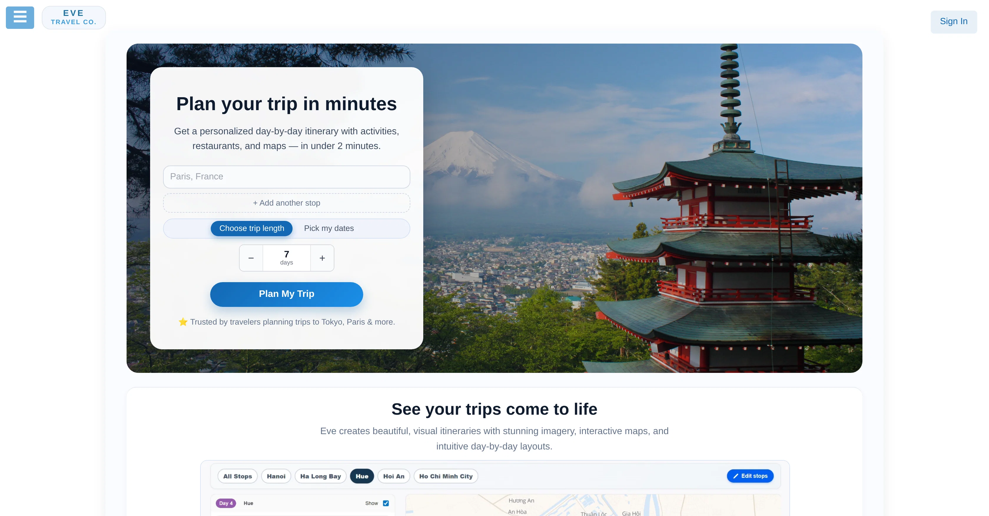 Eve Travel Co. screenshot