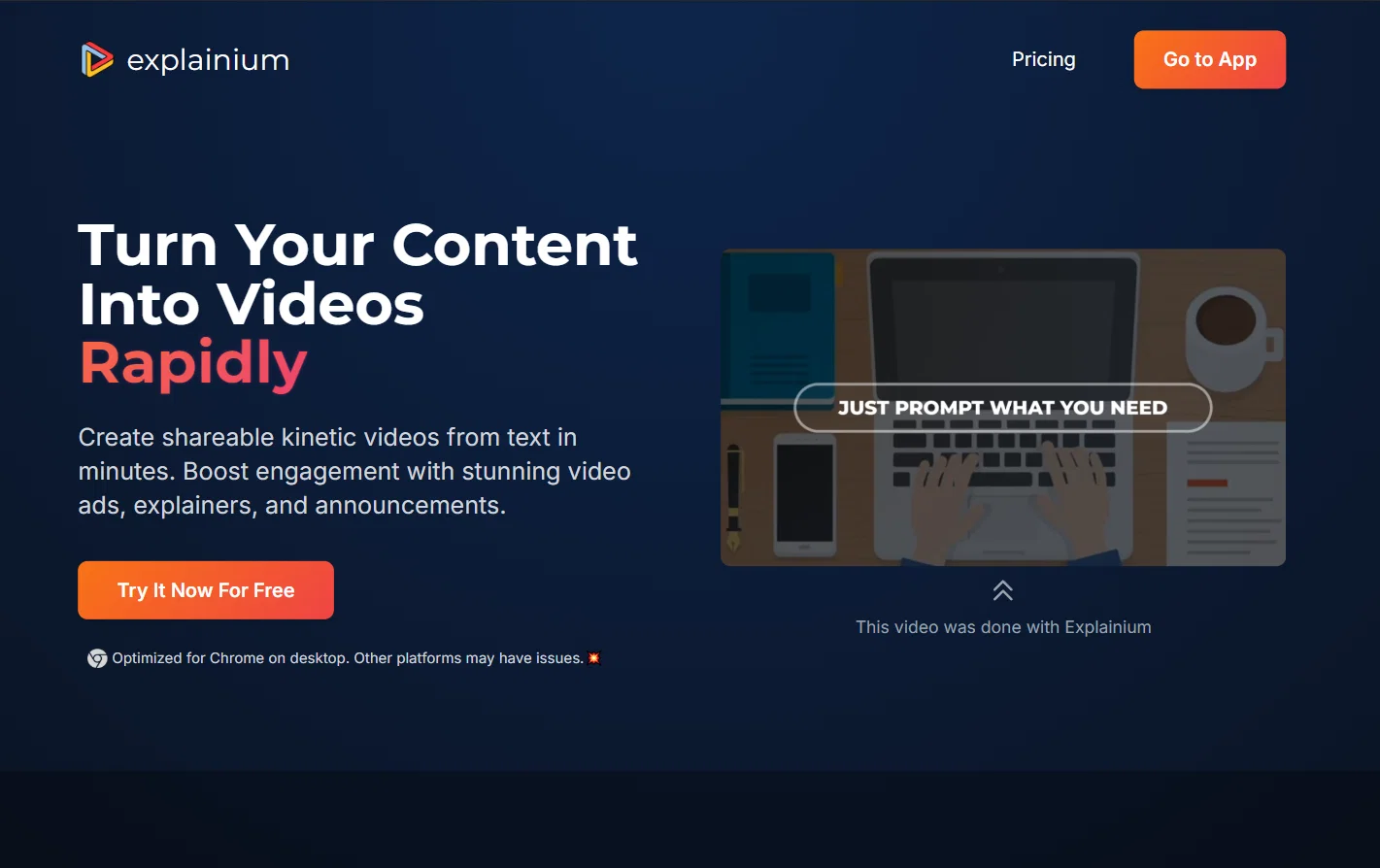 Explainium screenshot