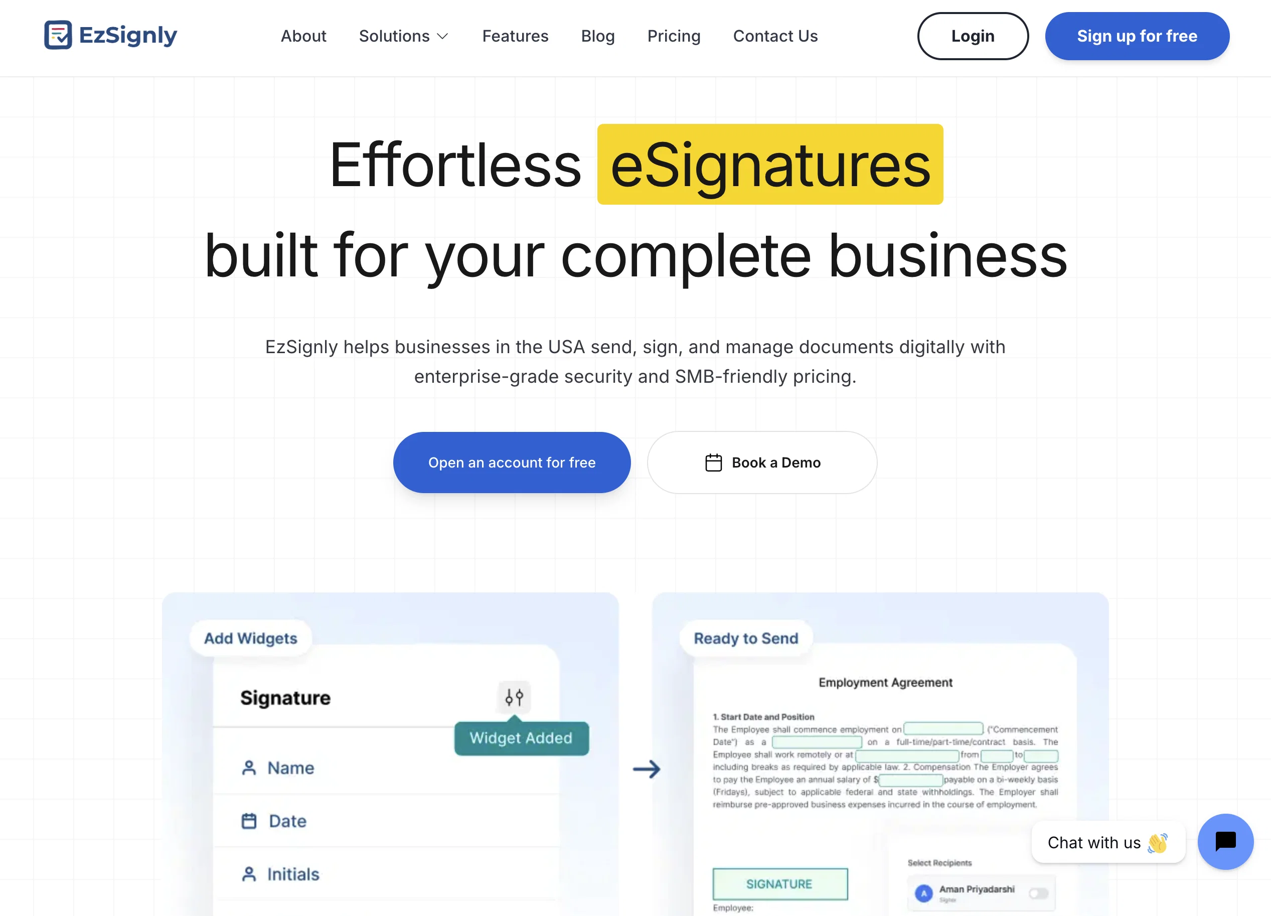 EzSignly screenshot