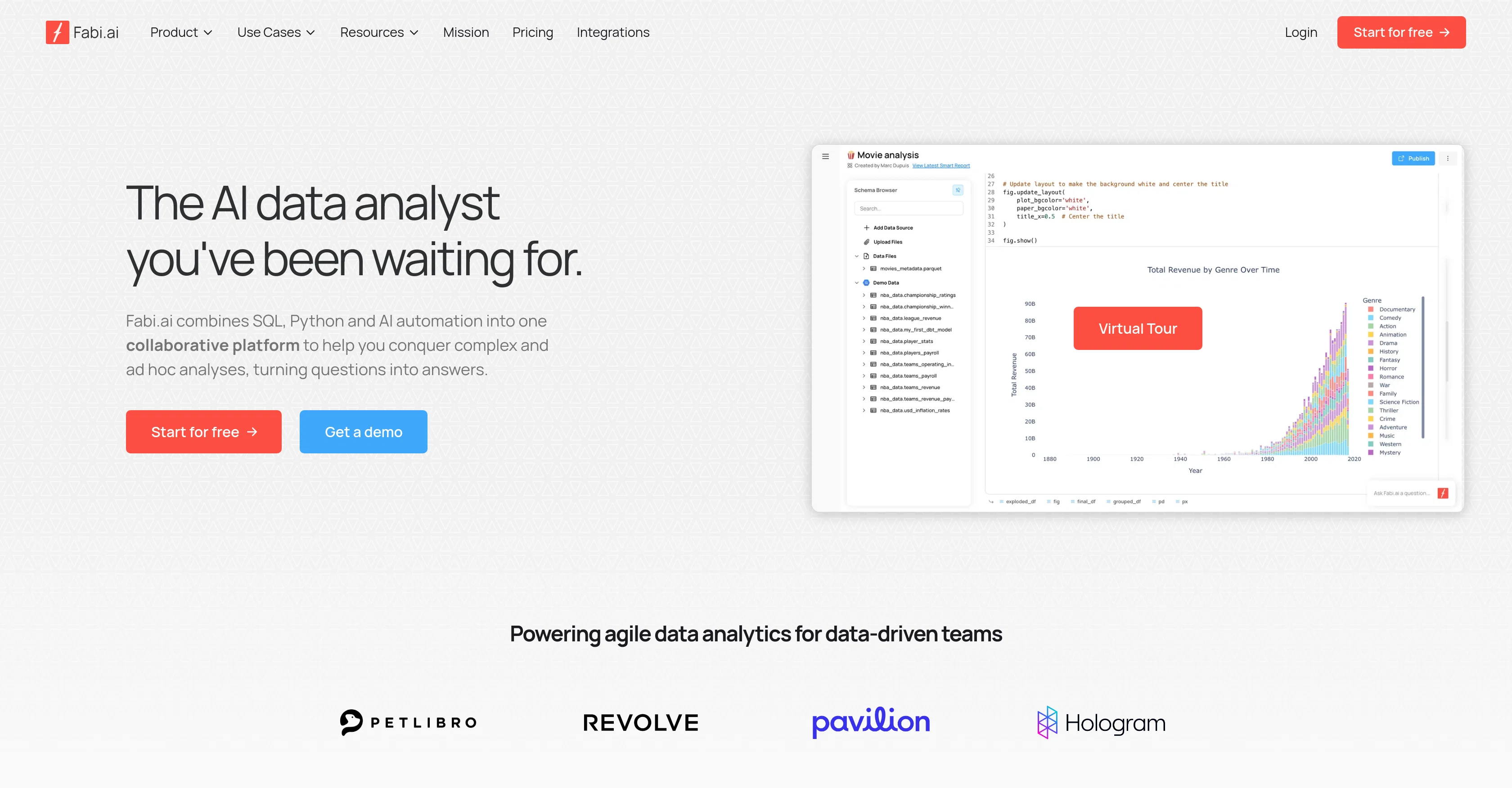 Fabi.ai screenshot