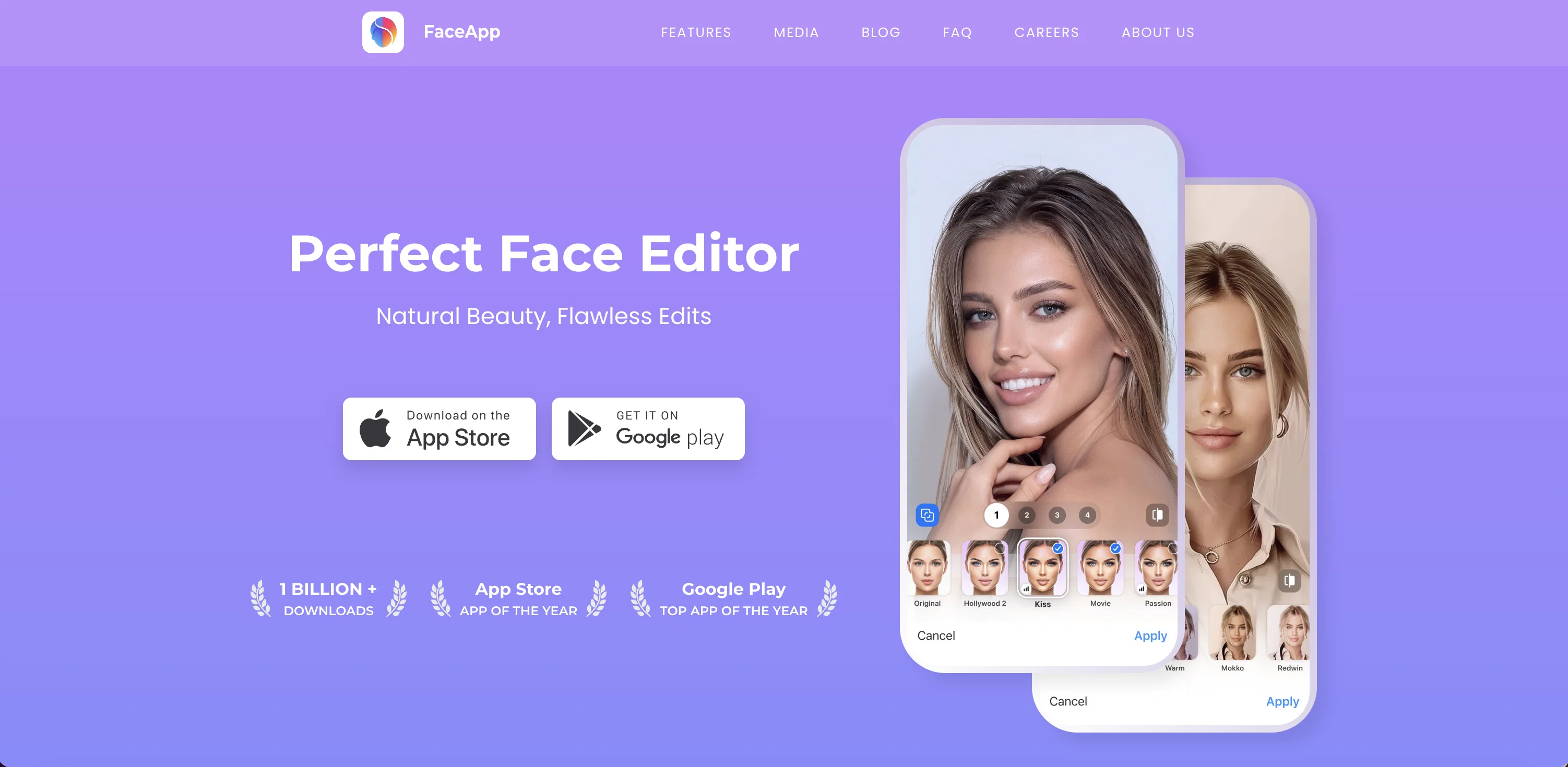 FaceApp screenshot