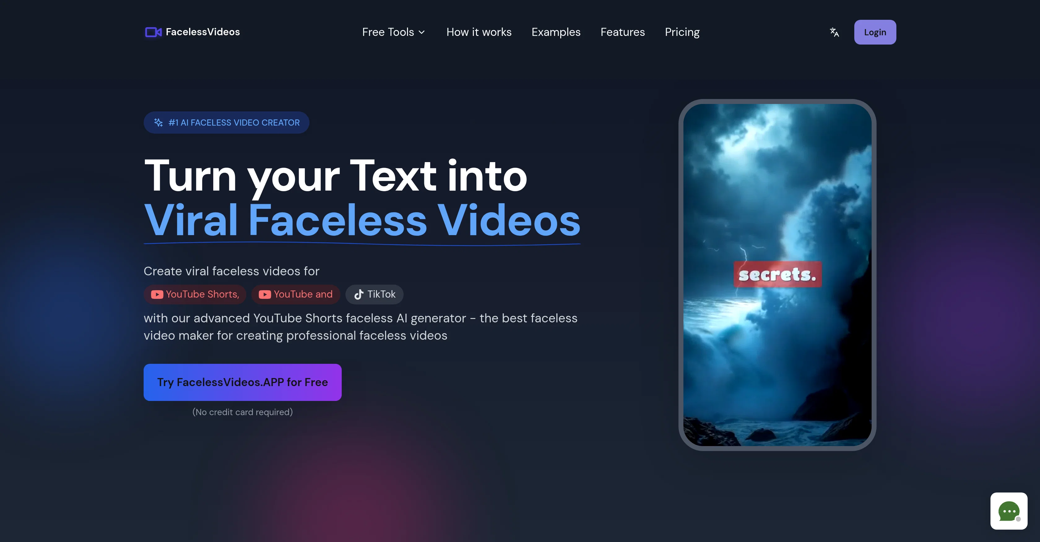 FacelessVideos screenshot