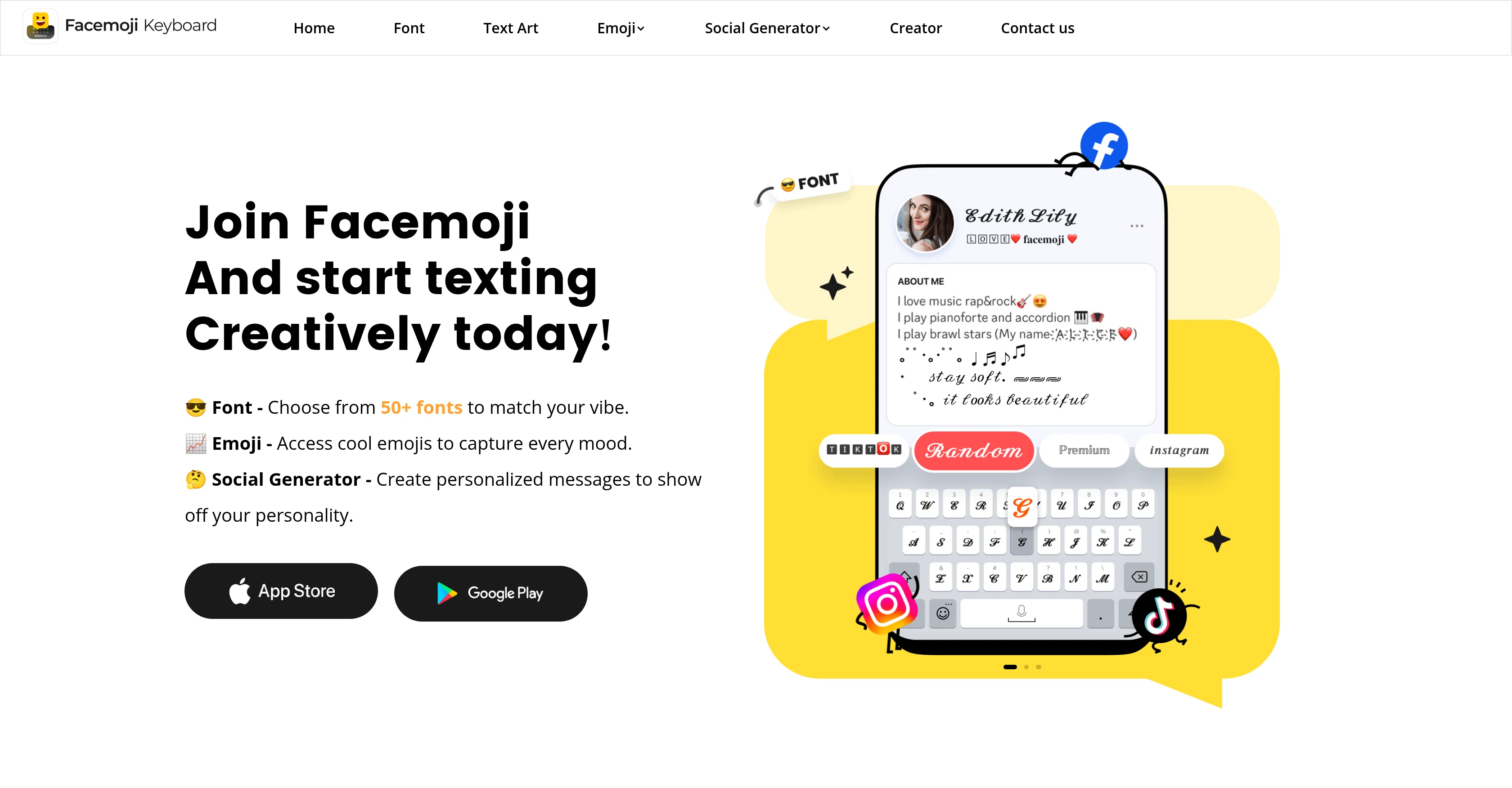 Facemoji screenshot