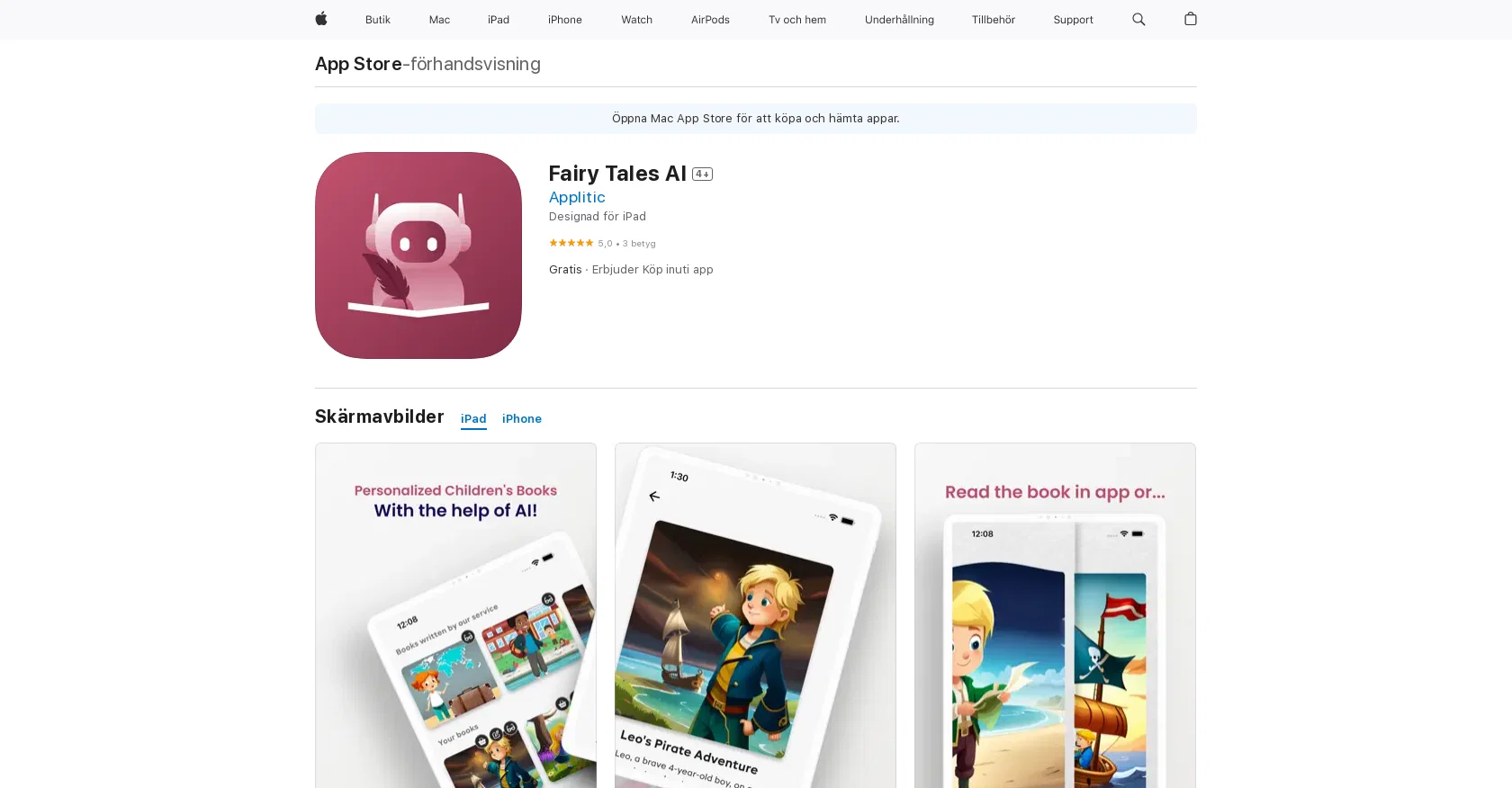Fairy Tales AI screenshot