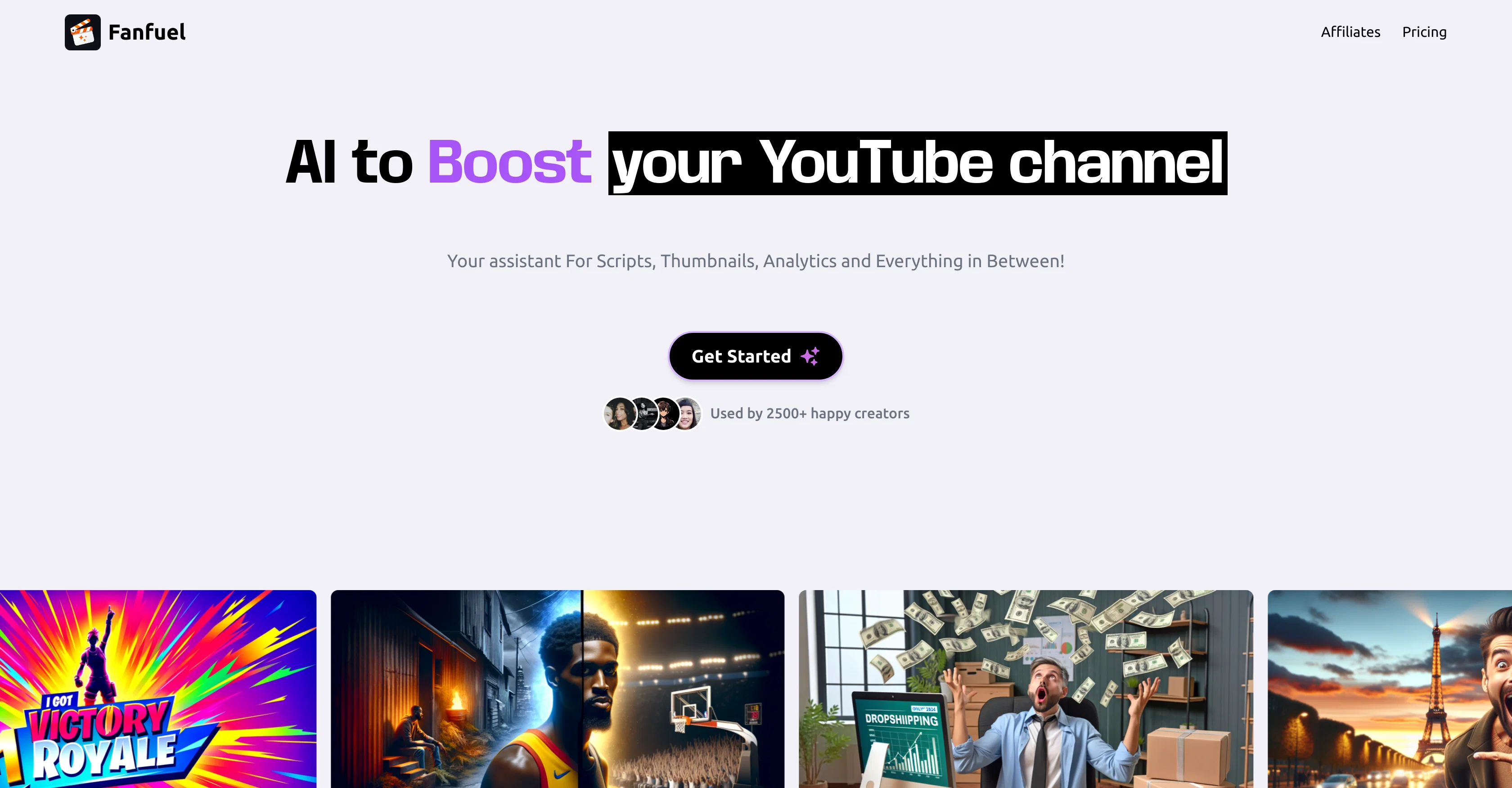 Fanfuel screenshot