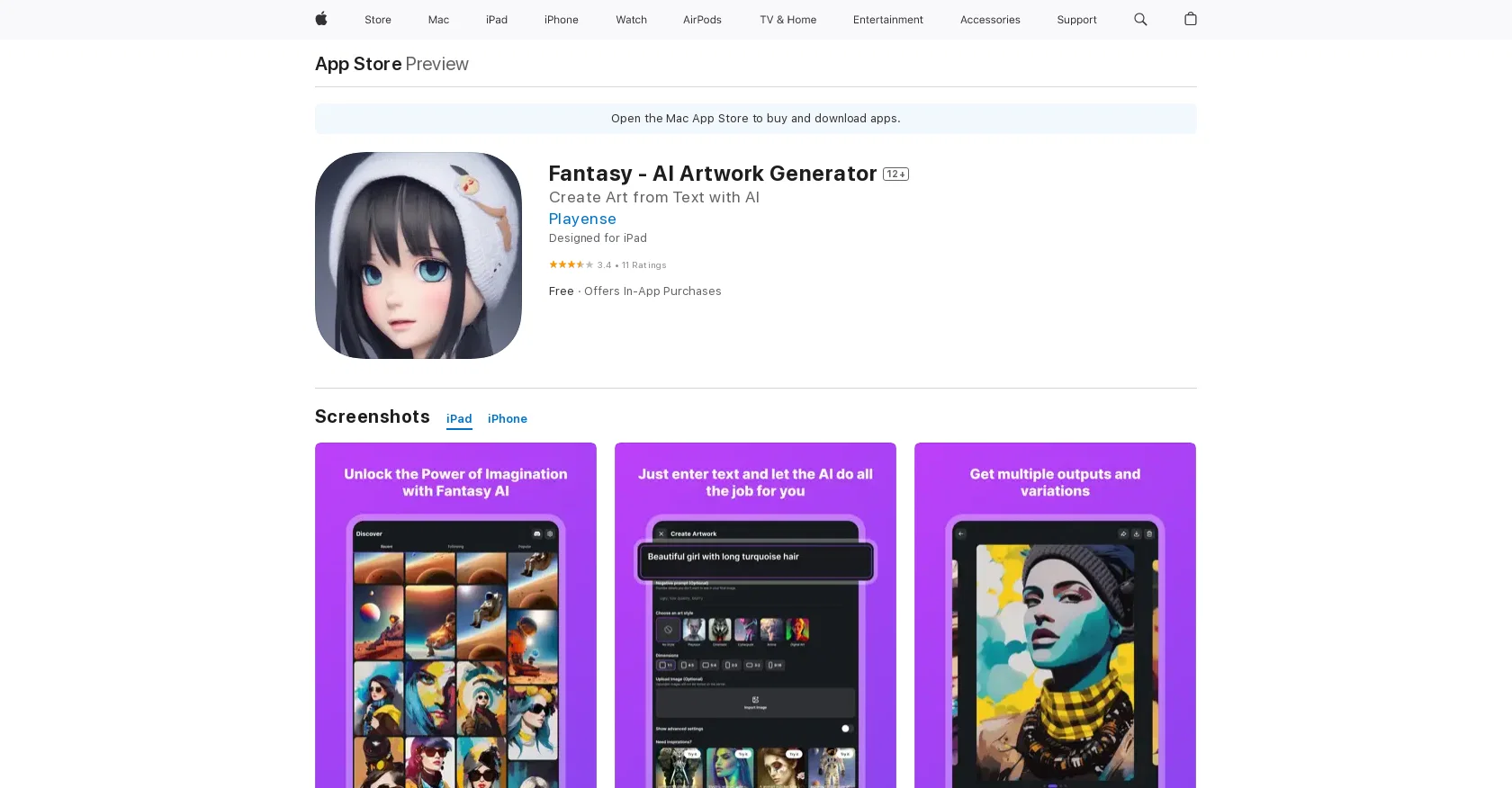 Fantasy Artwork Generator screenshot