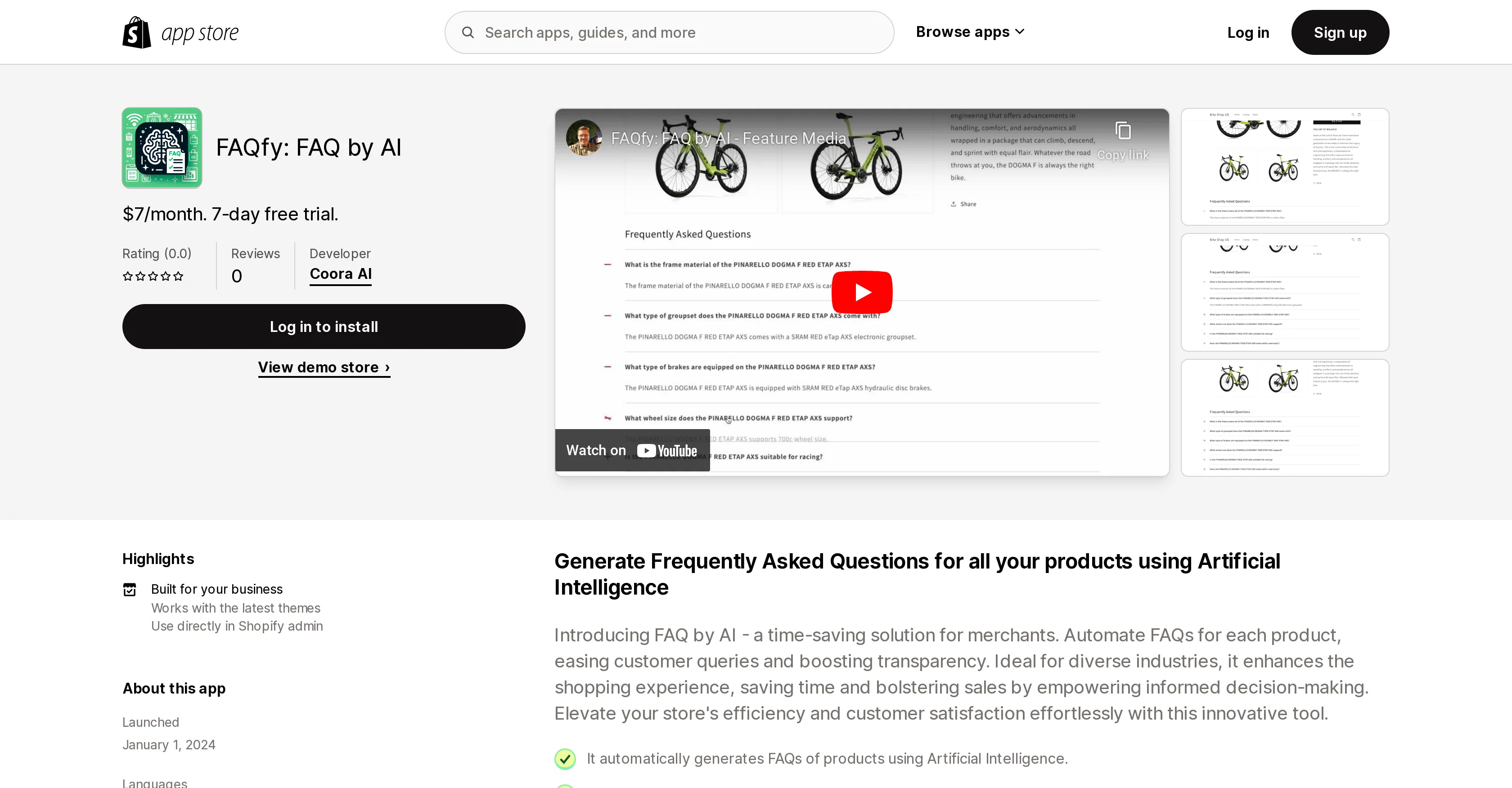 FAQfy screenshot