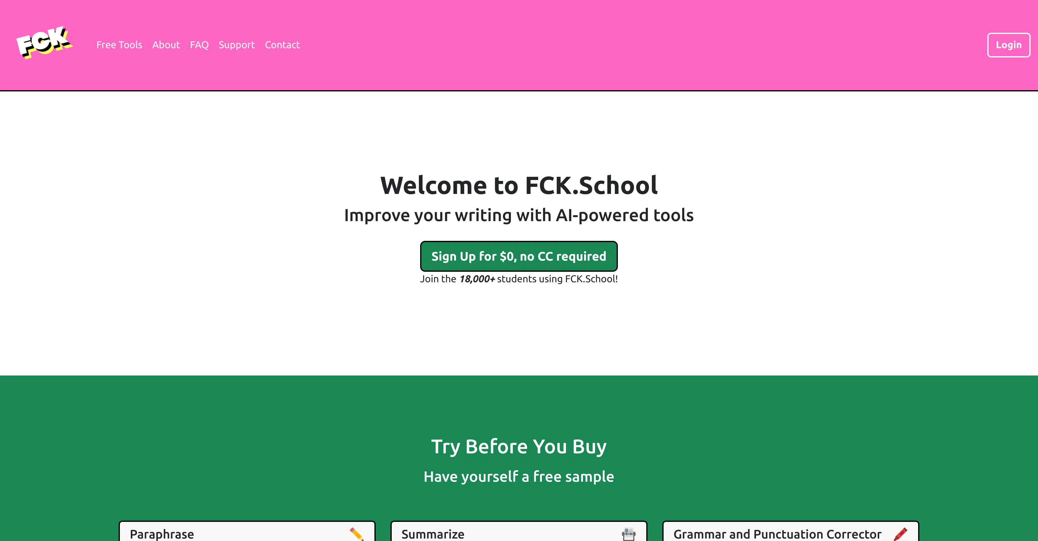 FCK.School screenshot