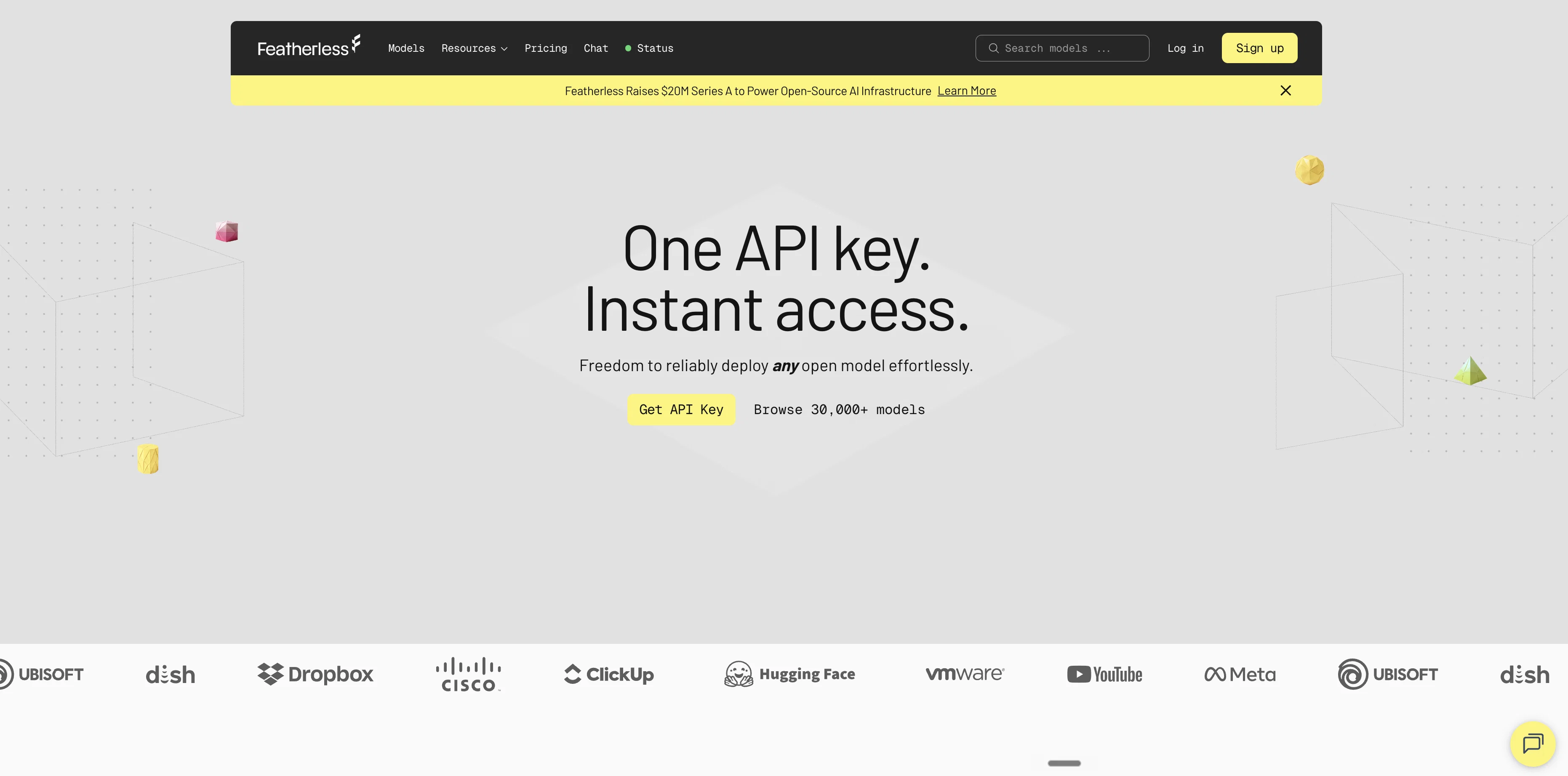 Featherless - Serverless LLM Hosting screenshot
