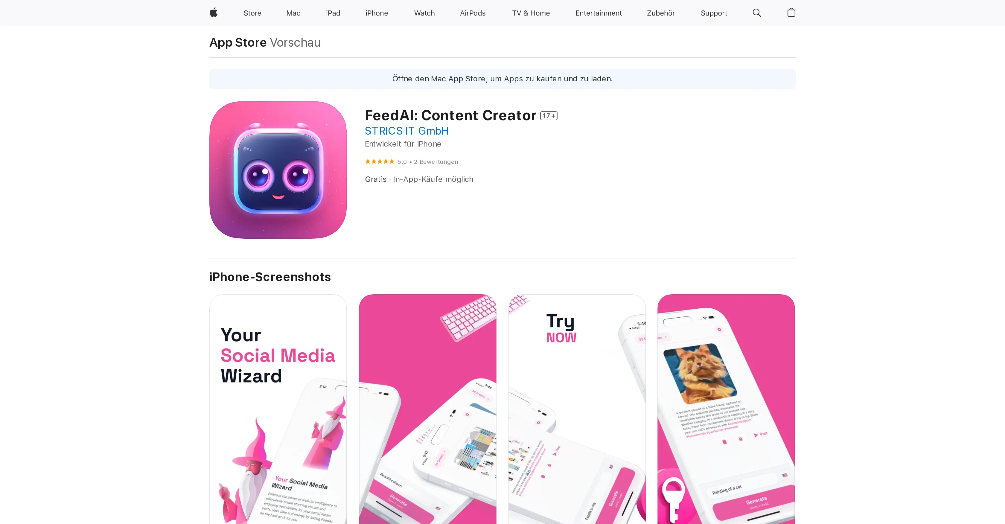 FeedAI screenshot