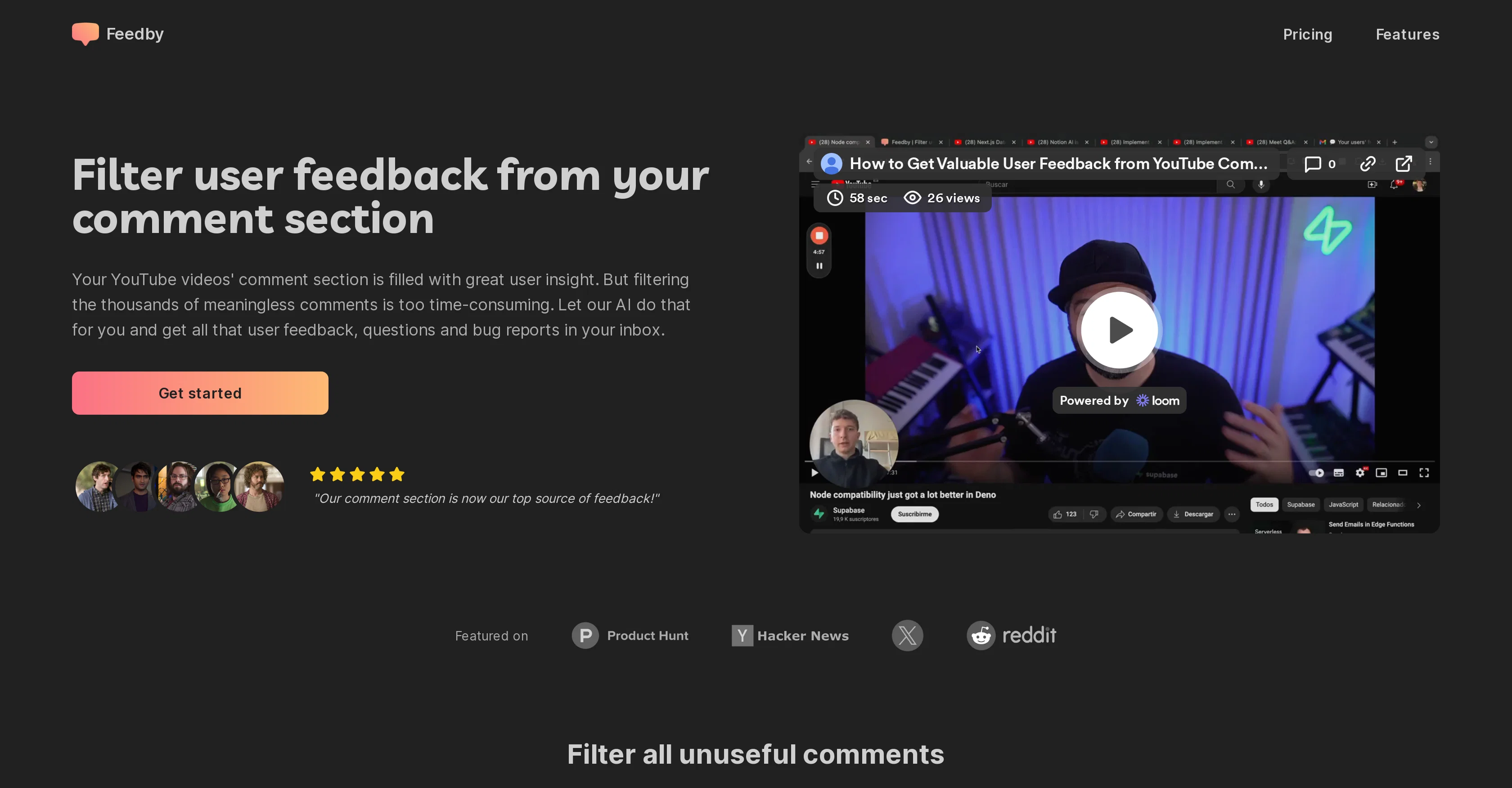Feedby screenshot