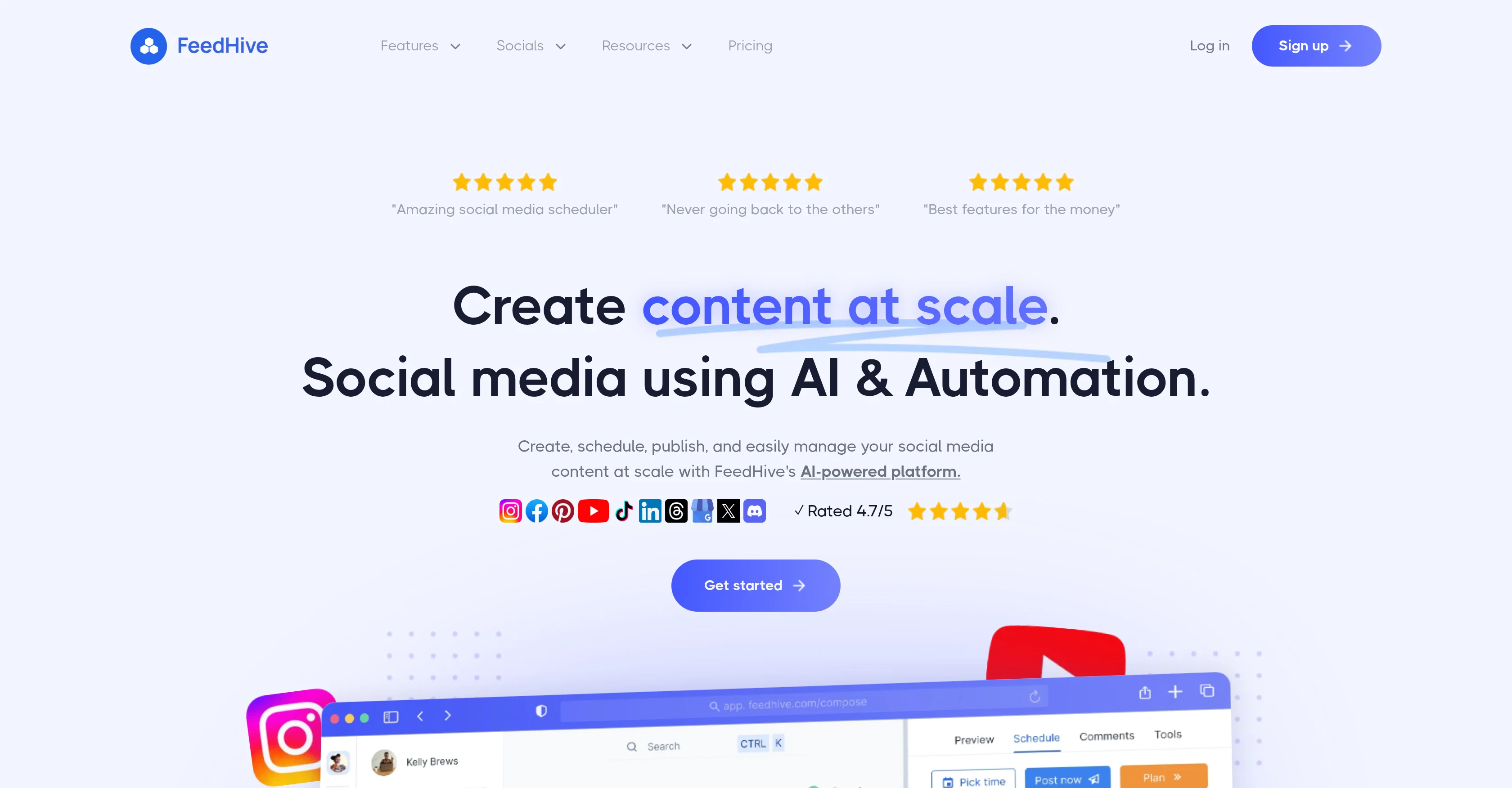 FeedHive screenshot