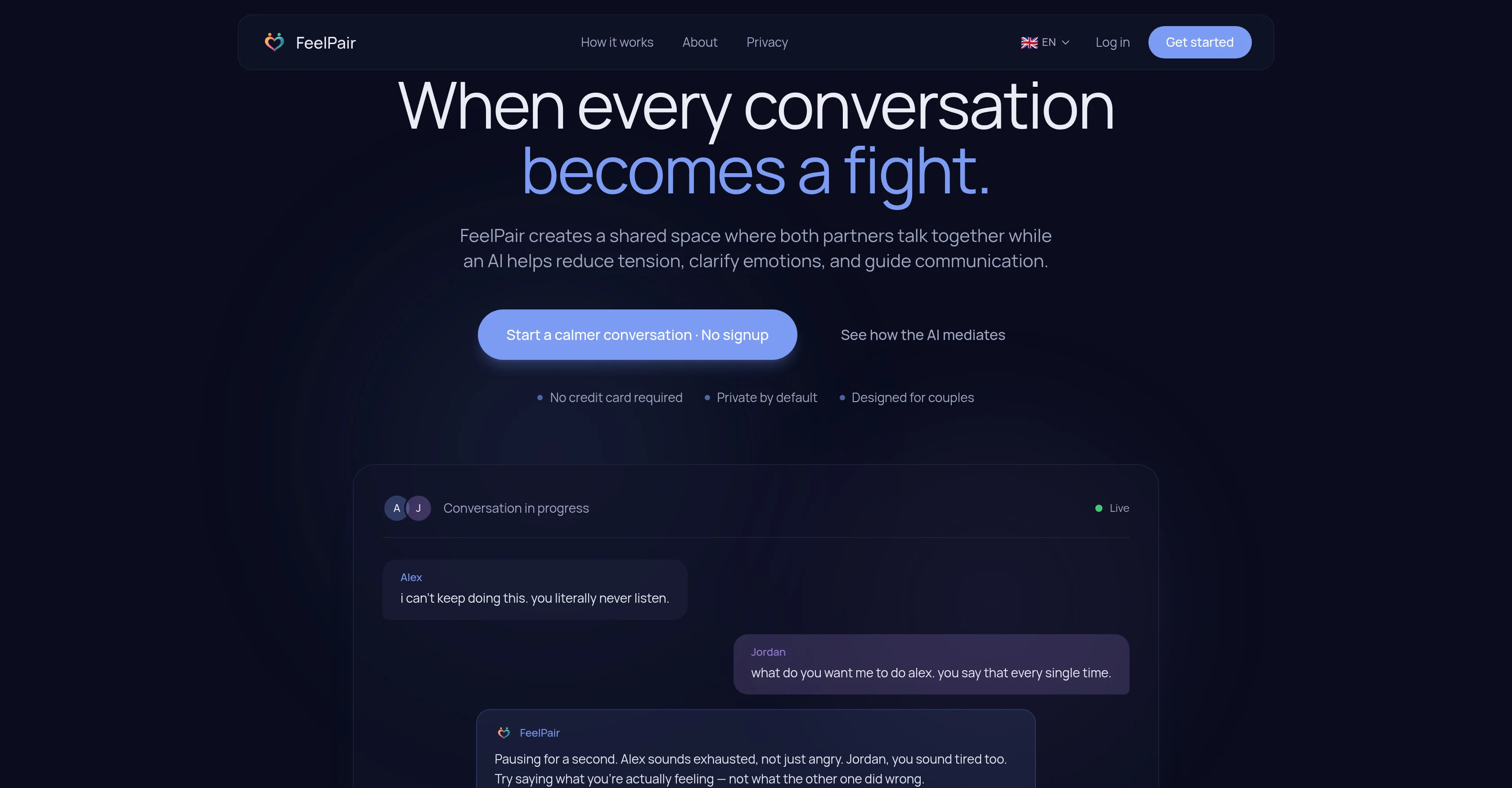 FeelPair screenshot