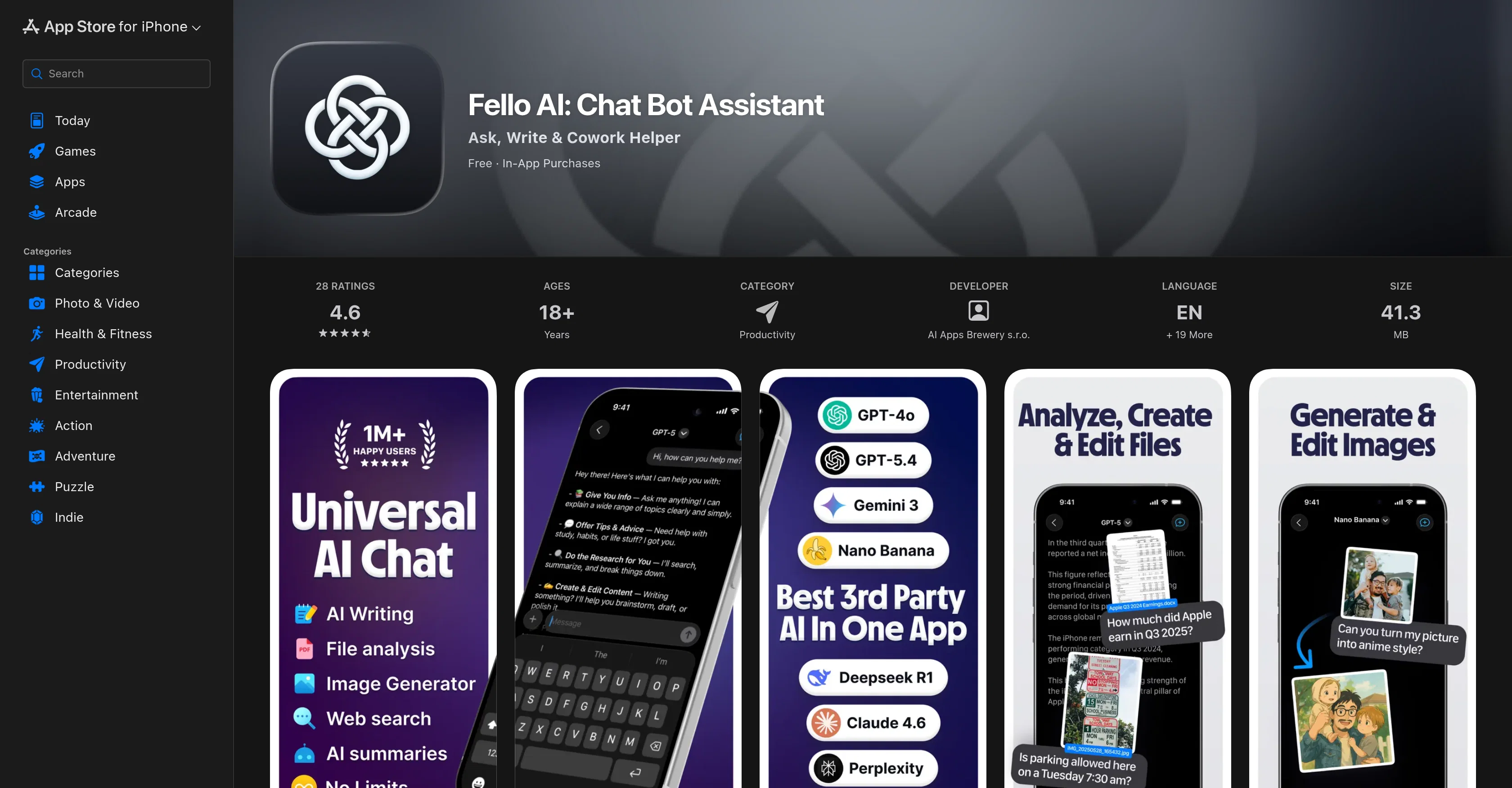 Fello AI screenshot