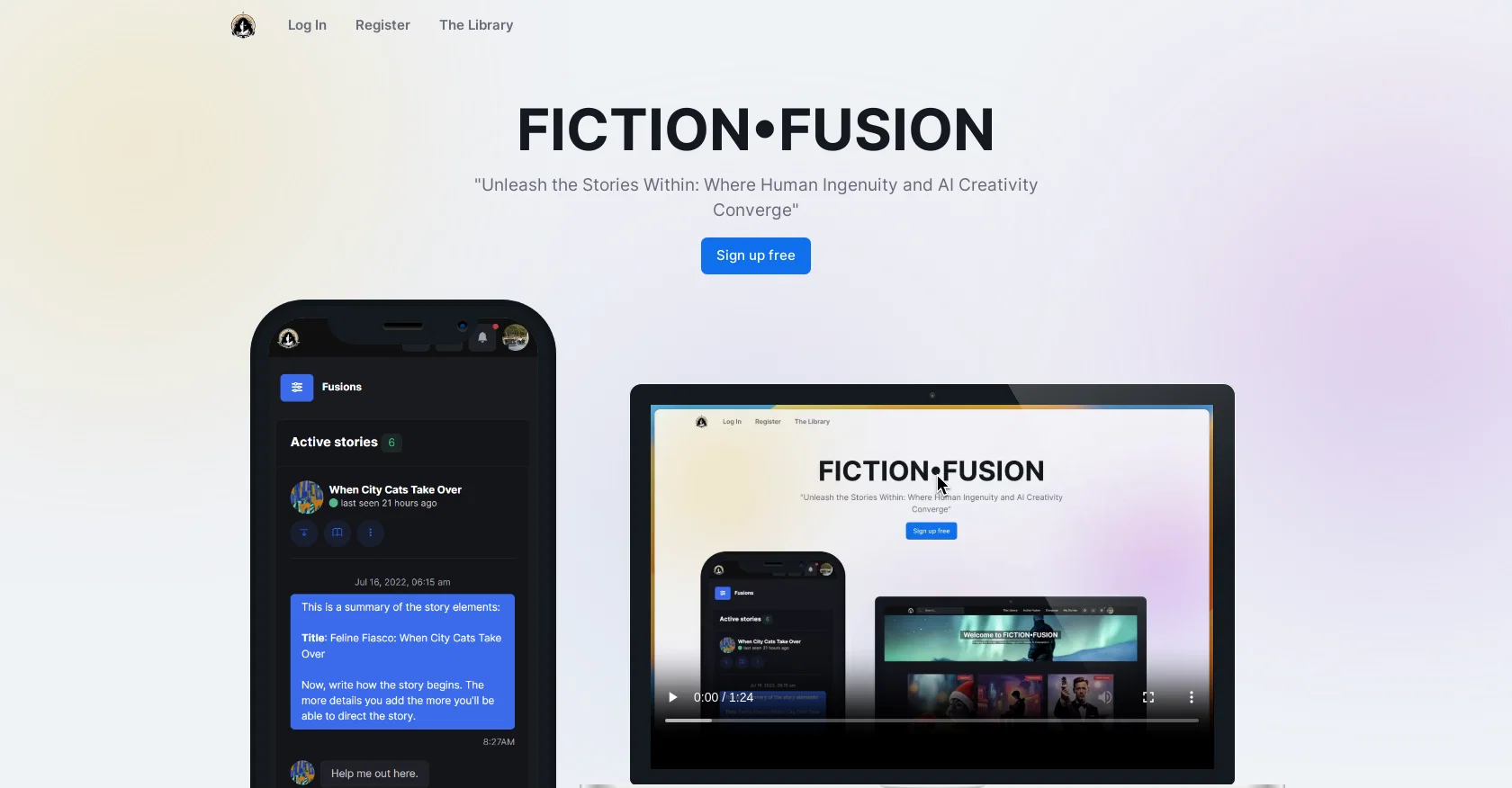 Fiction Fusion screenshot