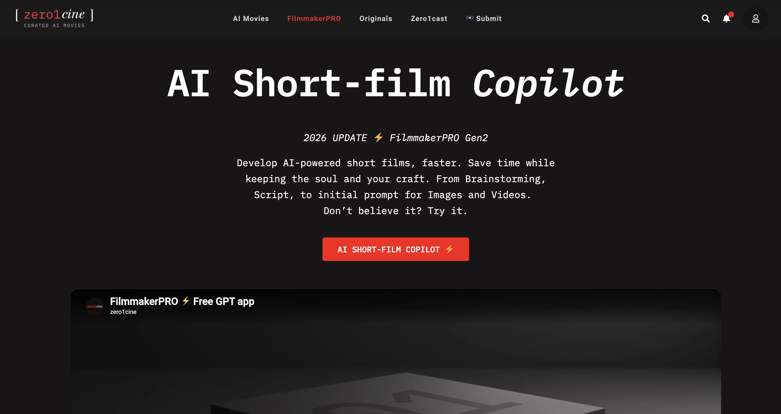 FilmmakerPRO screenshot